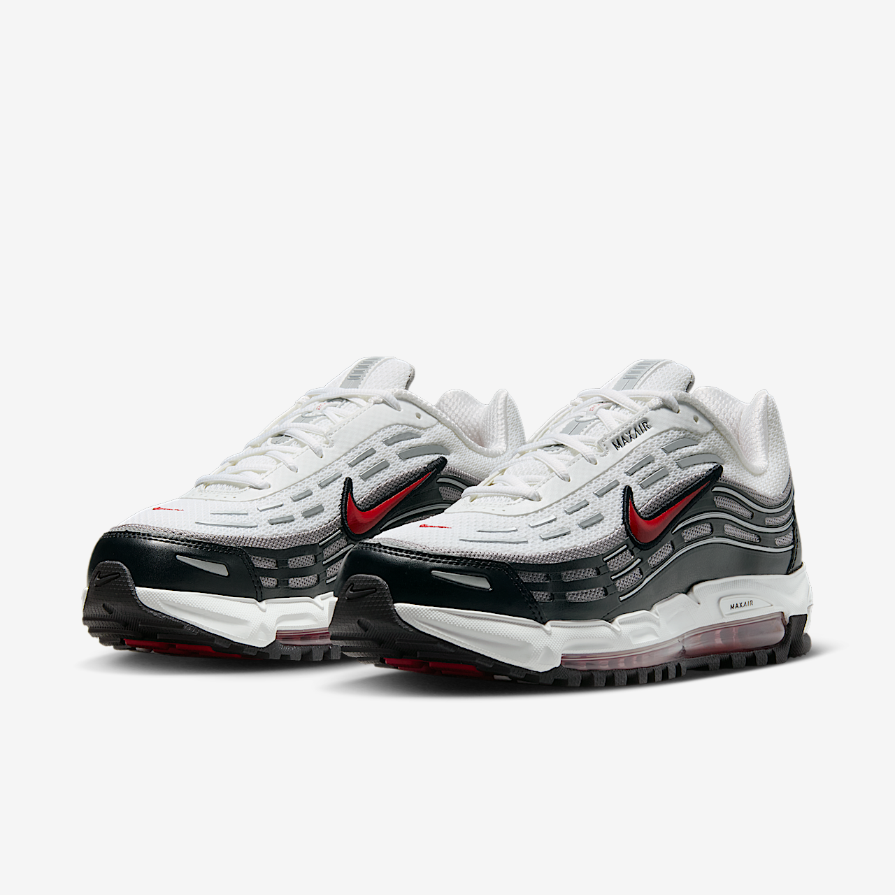 Nike Air Max sneaker Wit/Zwart/Medium Grey/Varsity Red