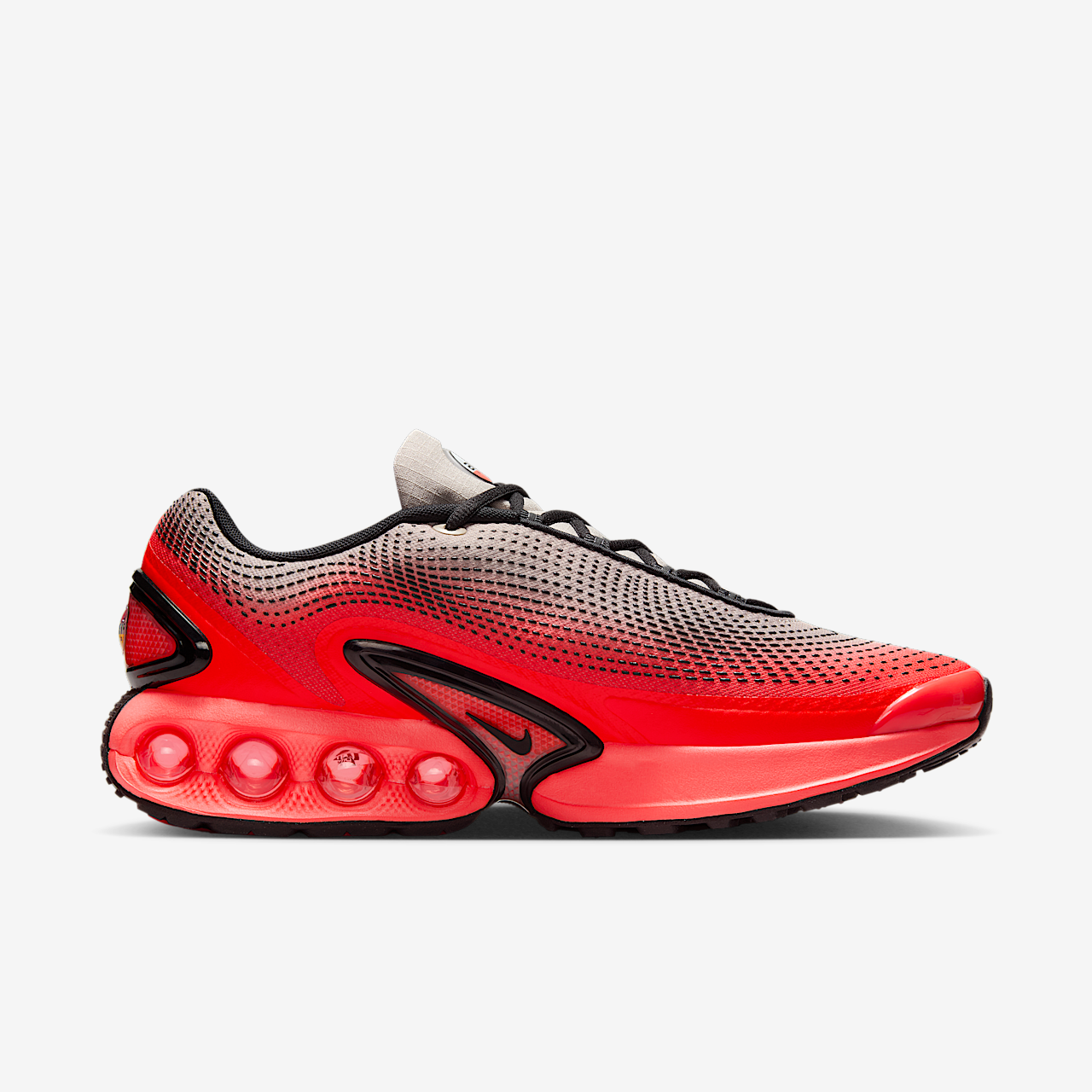 Nike Air Max DN sneaker College Grey/Bright Crimson/Zwart