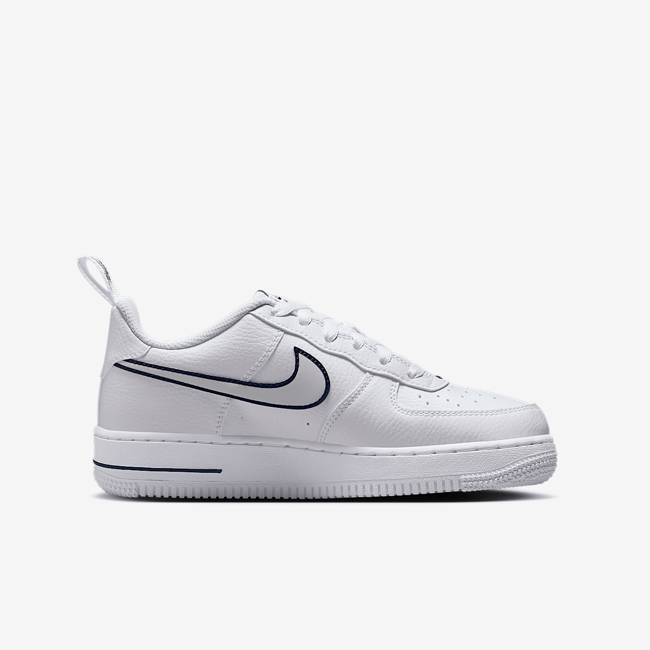 Nike Air Force 1 sneaker Wit/Midnight Navy/Photon Dust