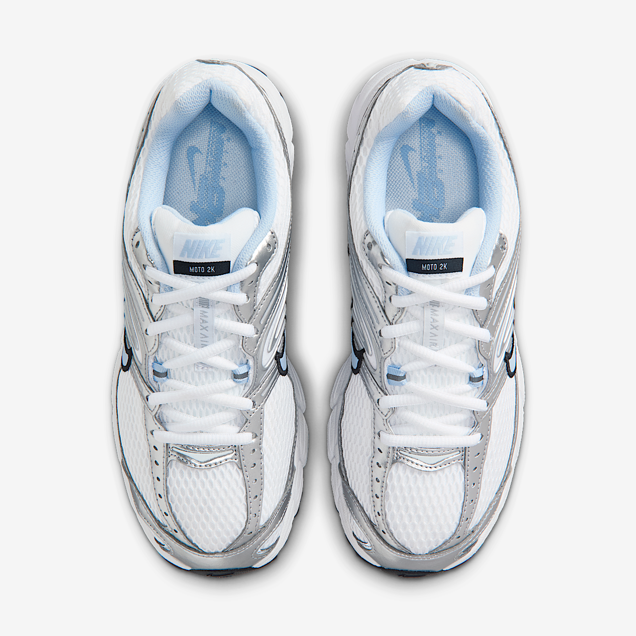 Nike Air Max sneaker Wit/Metallic Silver/Zwart/Hydrogen Blue