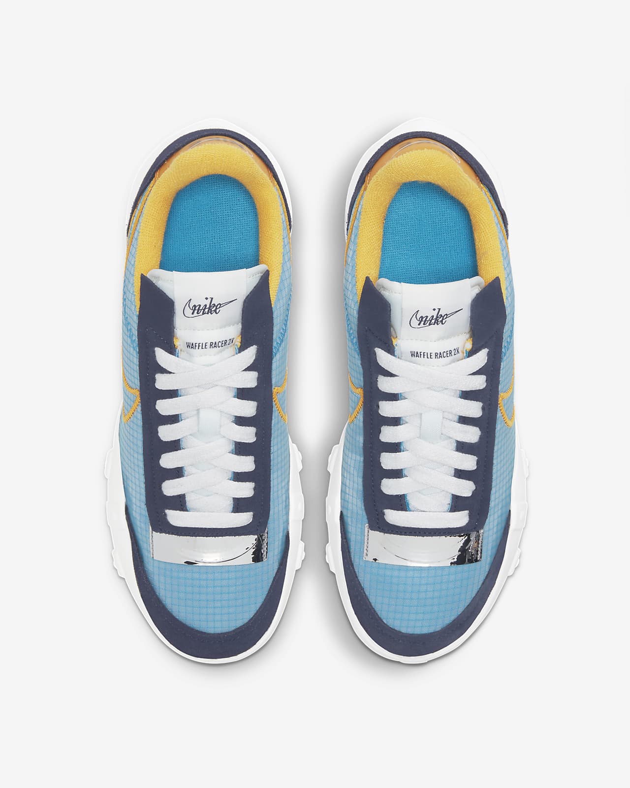 nike waffle racer 2x blue