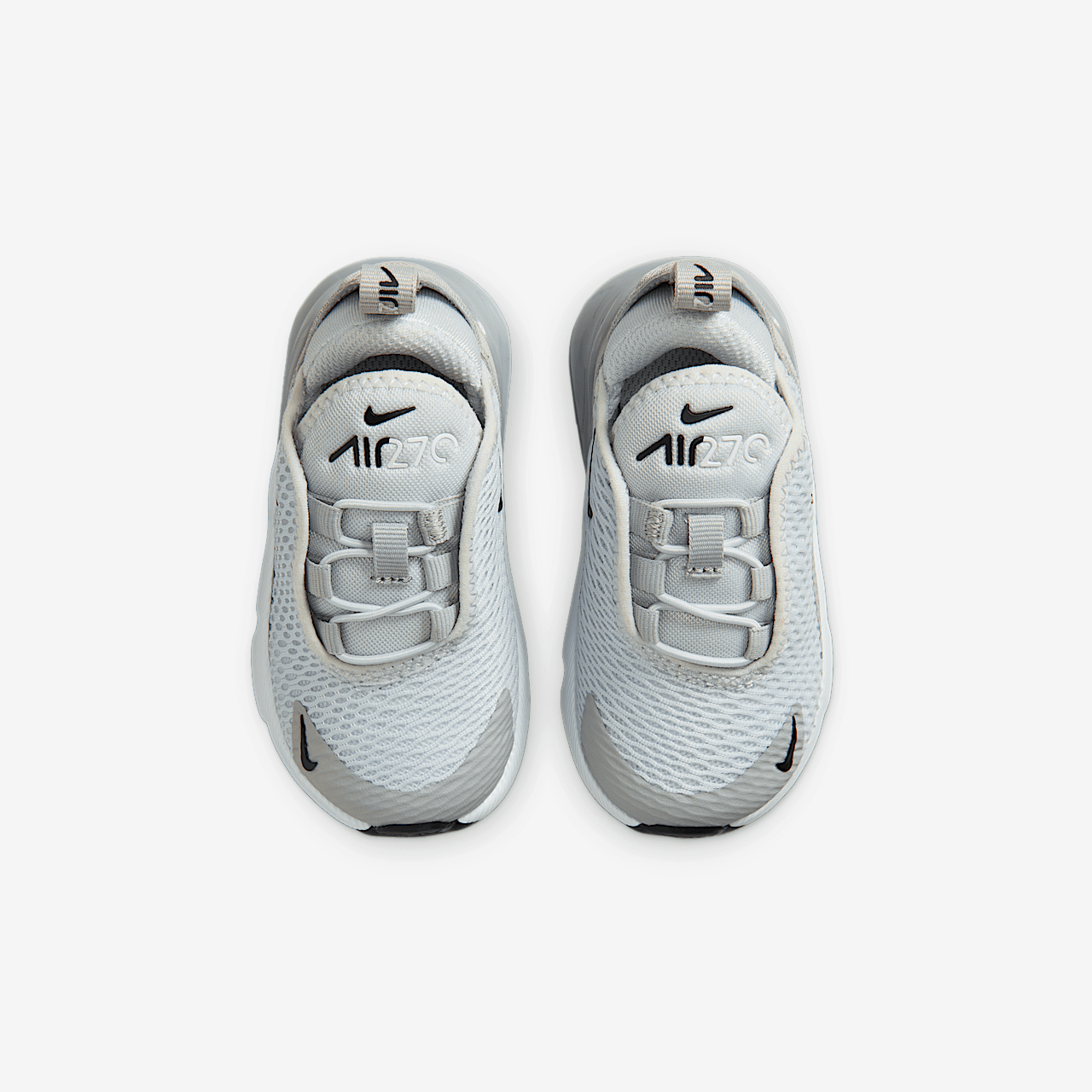 Nike Air max 270 sneaker Pure Platinum/Light Smoke Grey/Metallic Silver/Zwart