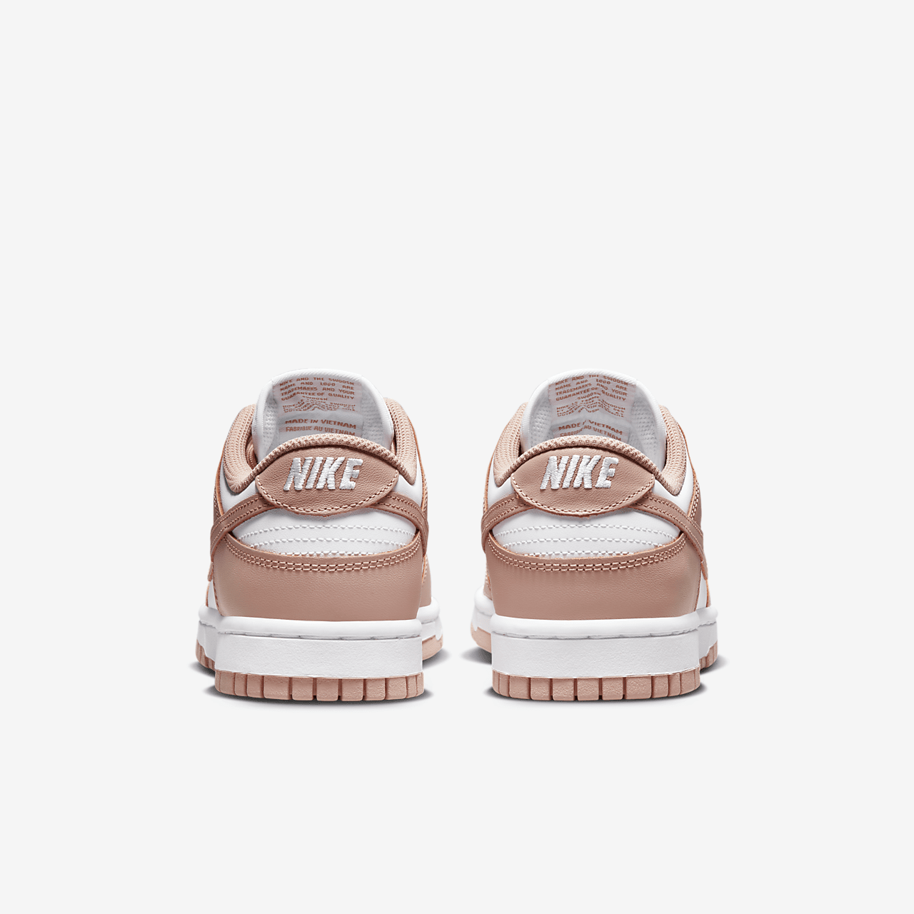 Nike Dunk Low sneaker Wit/Rose Whisper