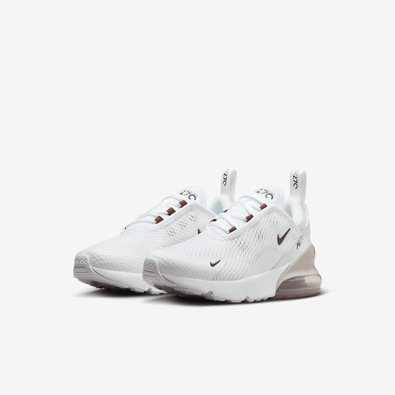 Nike Air max 270 sneaker Wit/Platinum Violet/Burgundy Crush