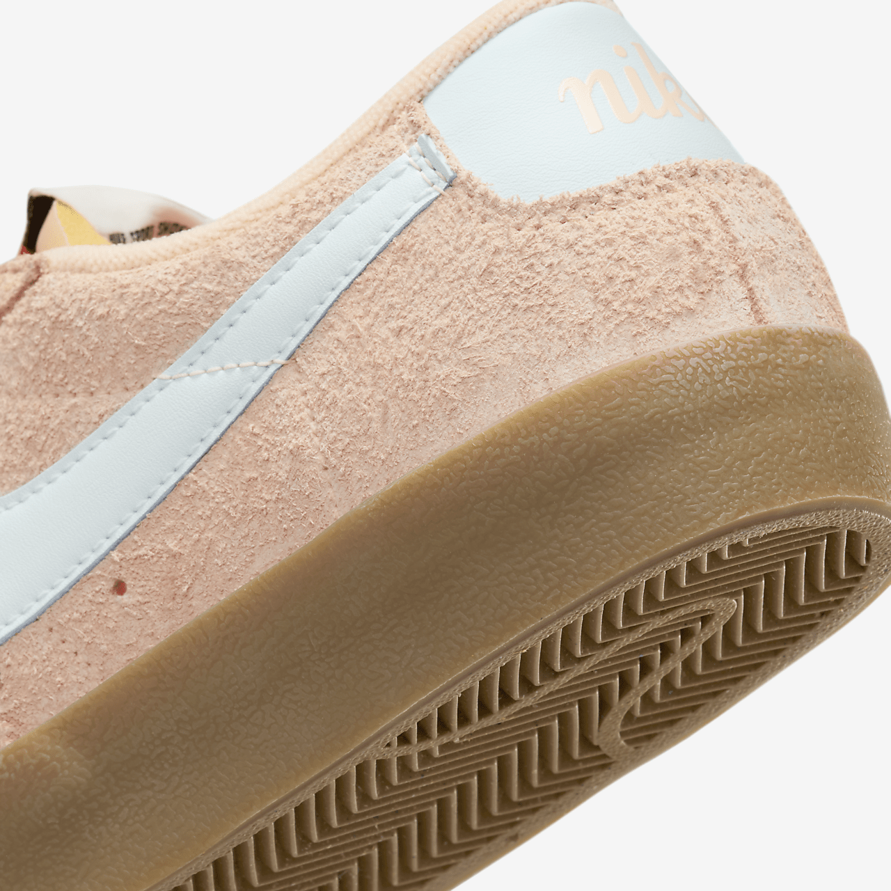 Nike Blazer sneaker Crimson Tint/Gum Light Brown/Team Orange/Glacier Blue