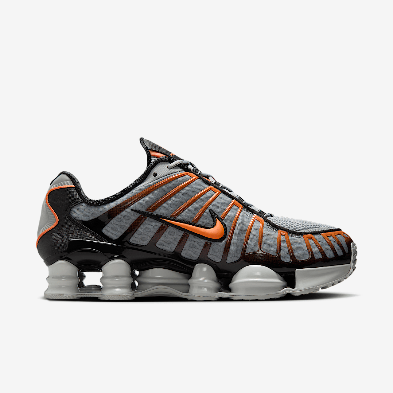 Nike Nike Shox sneaker Light Smoke Grey/Zwart/Bright Mandarin