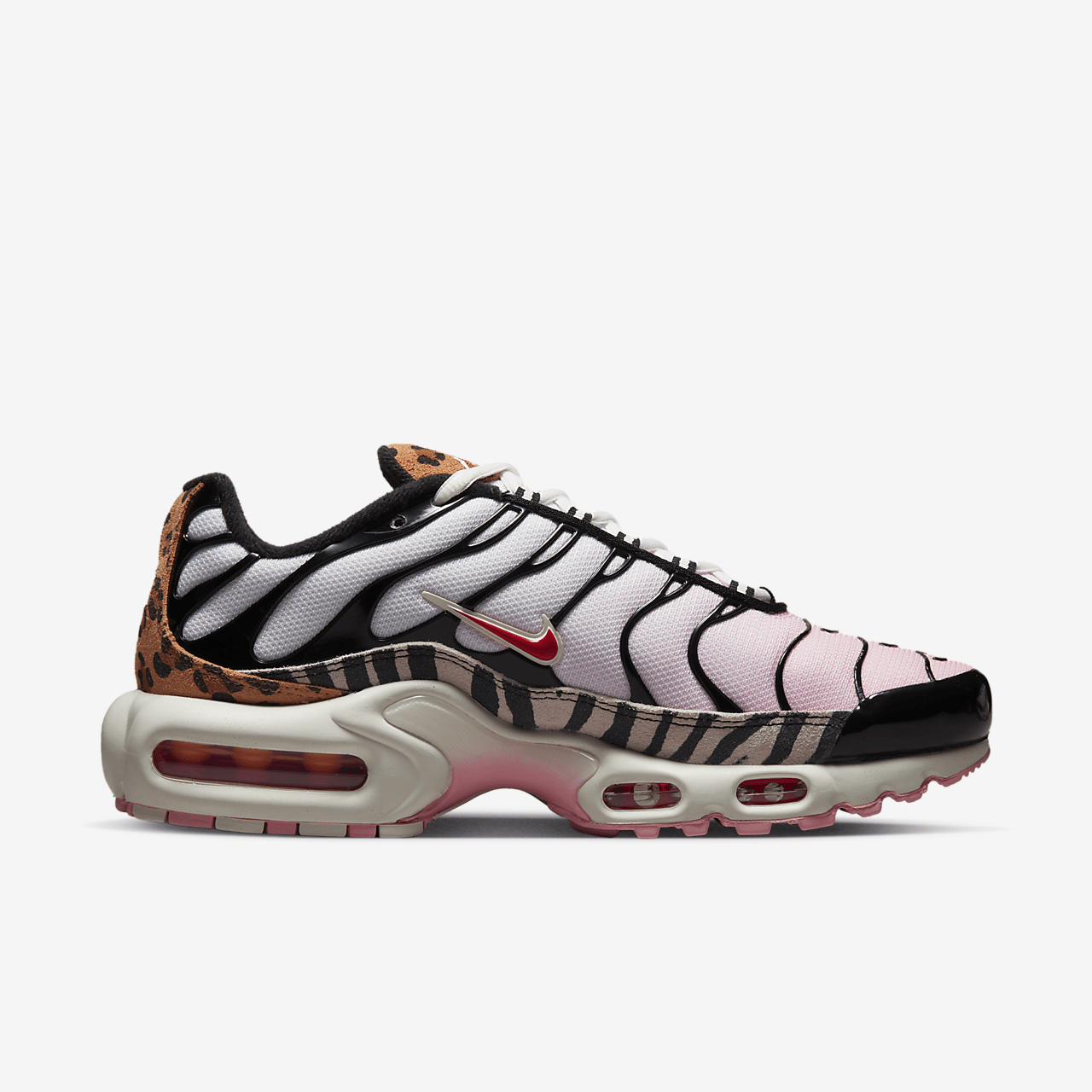 Nike Air Max Plus sneaker Medium Soft Pink/Zwart/Summit White/University Red