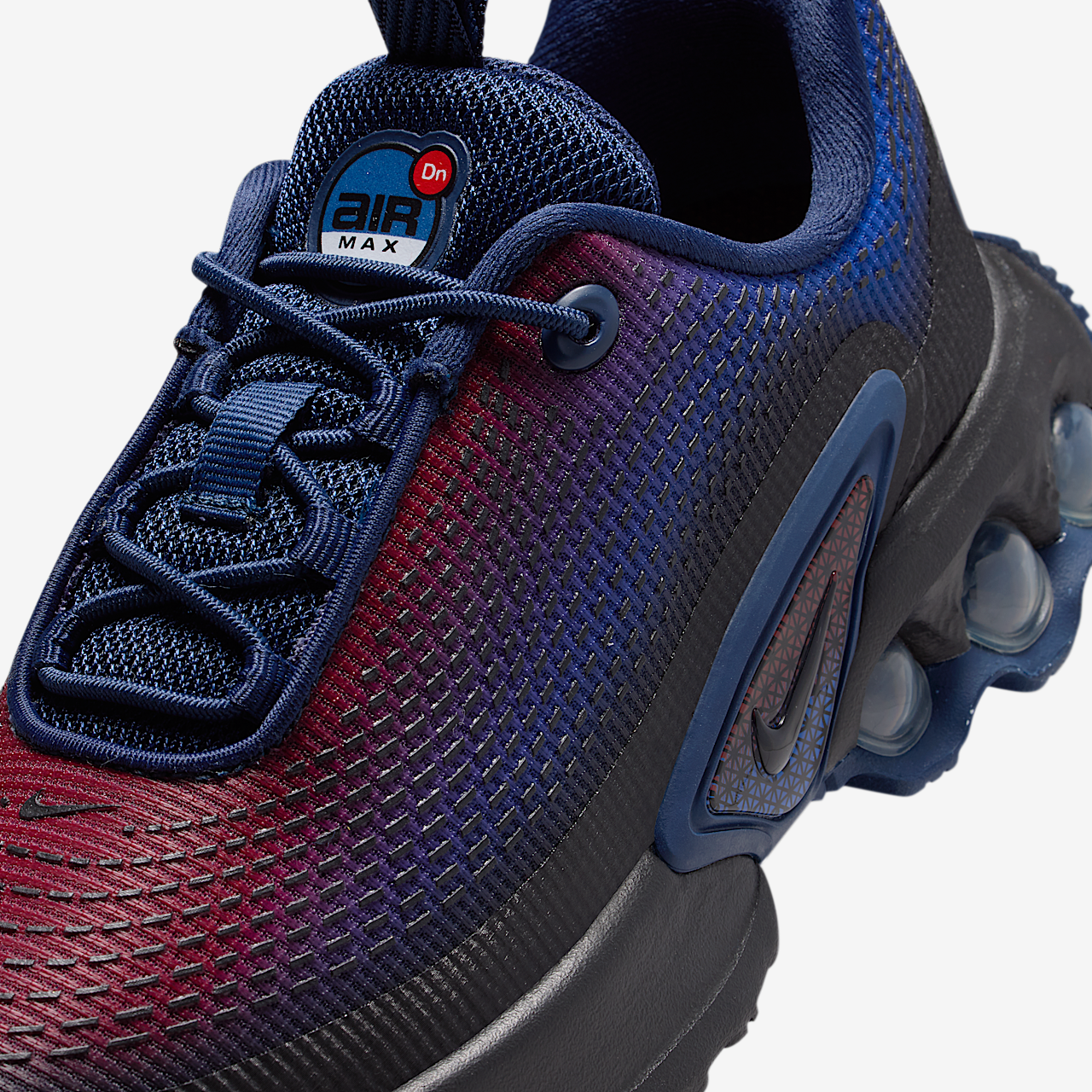 Nike Air Max DN sneaker Dark Team Red/Midnight Navy/Hyper Royal/Zwart