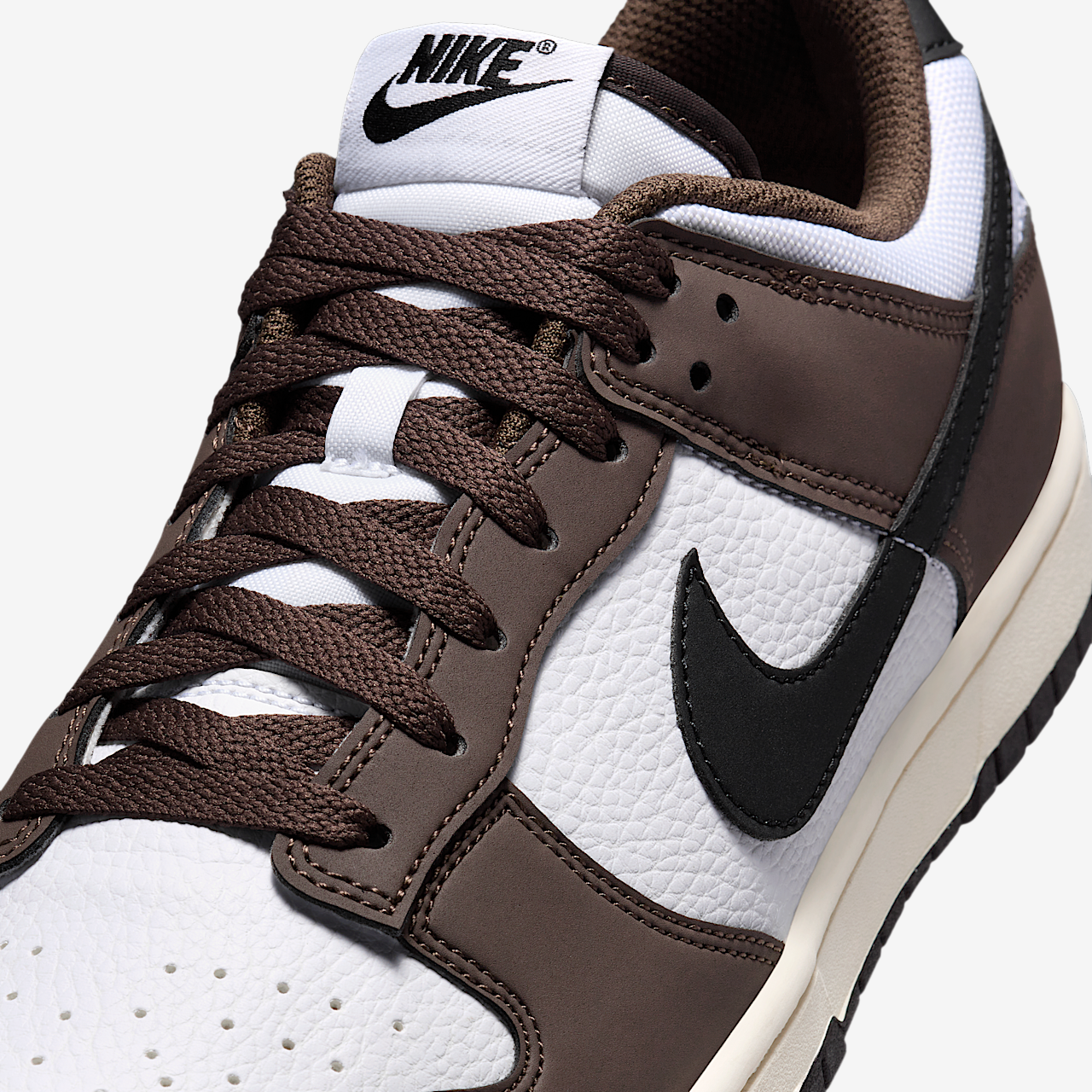 Nike Dunk Low sneaker Baroque Brown/Wit/Sail/Zwart