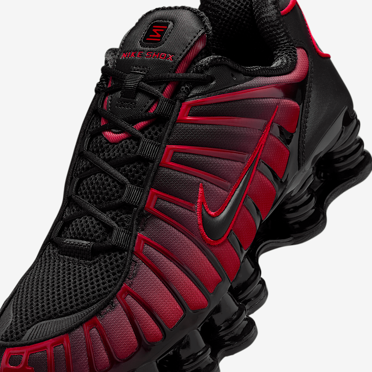 Nike Nike Shox sneaker Zwart/University Red/Zwart