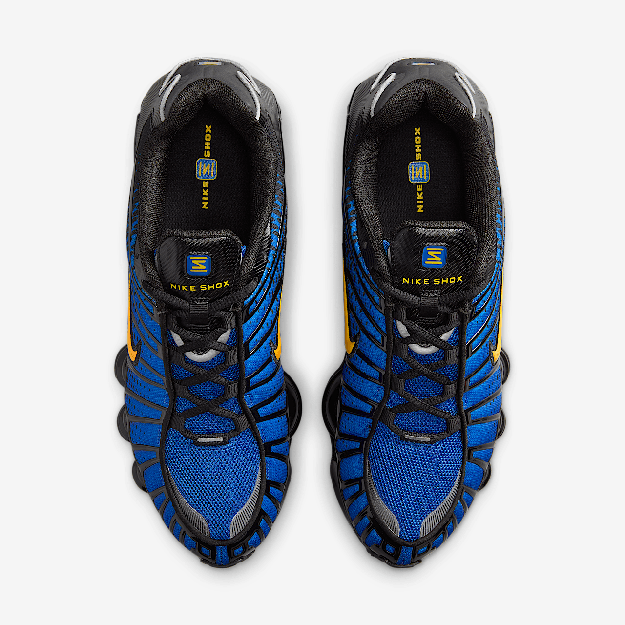 Nike Nike Shox sneaker Zwart/Metallic Silver/Lyon Blue/Varsity Maize