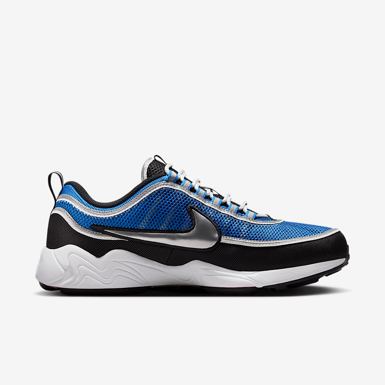 Nike  sneaker Signal Blue/Zwart/Wit/Metallic Luster
