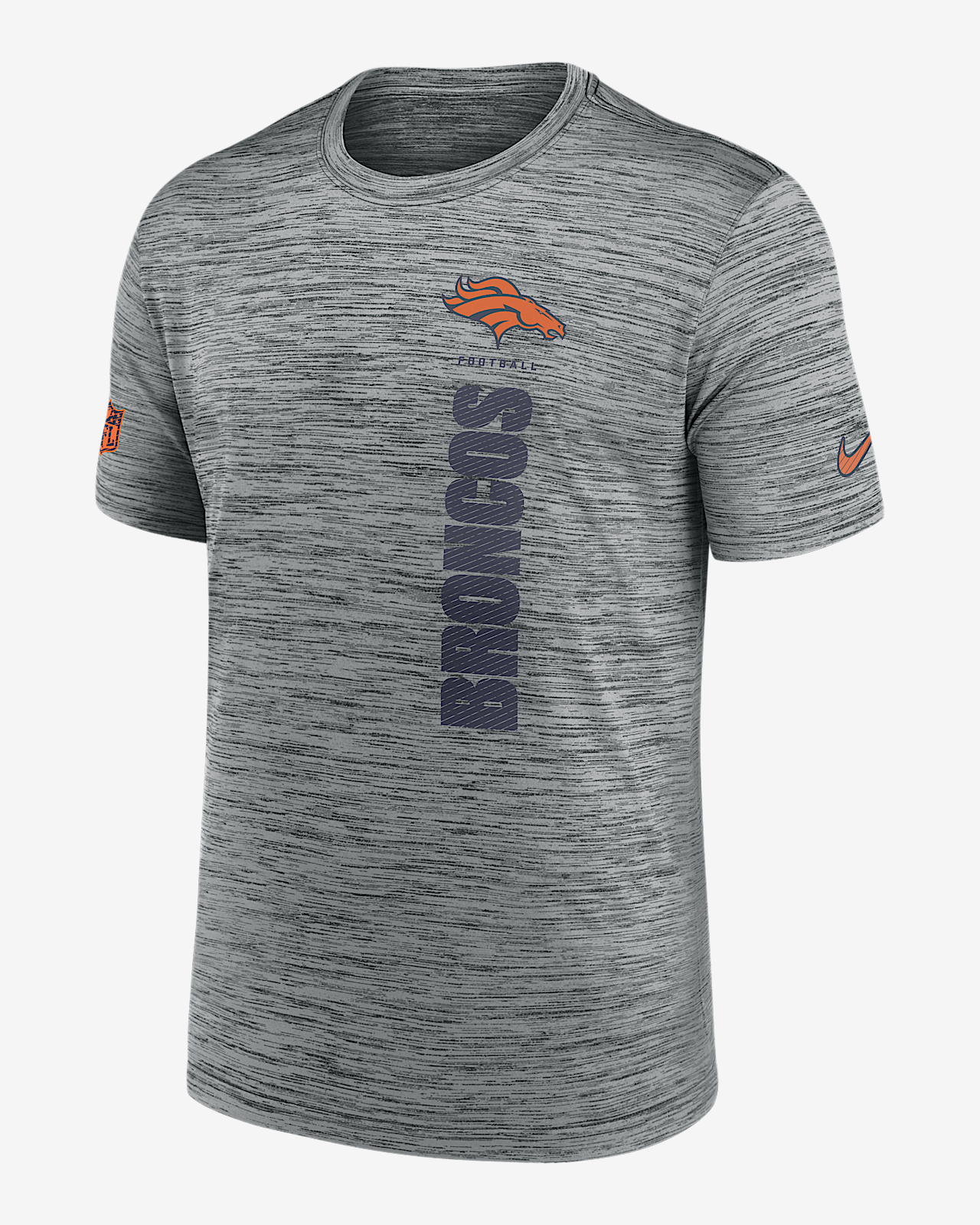 Мужская футболка Denver Broncos Sideline Velocity