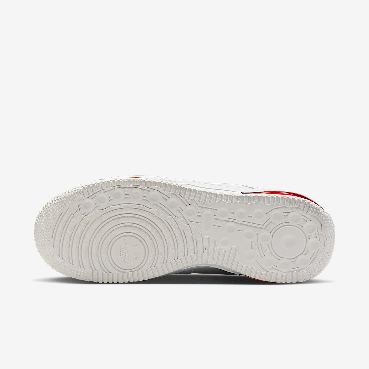 Nike Air Force 1 sneaker Wit/Summit White/University Red