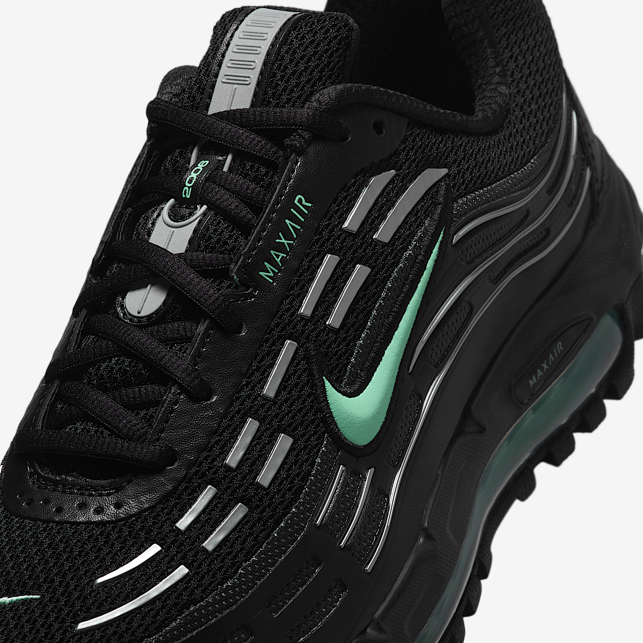 Nike Air Max sneaker Zwart/Metallic Silver/Anthracite/Mint Foam