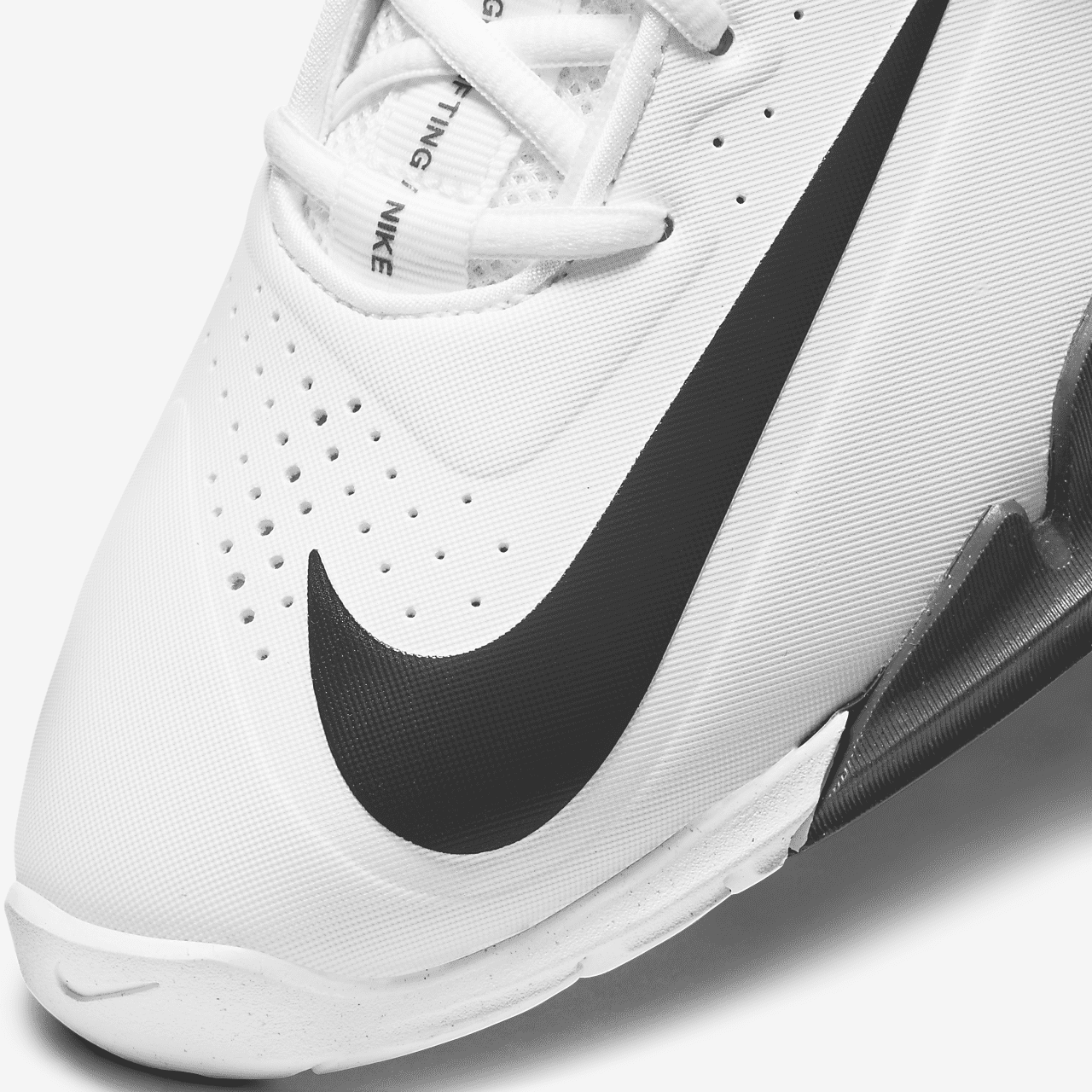 Nike  sneaker Wit/Iron Grey/Laser Orange/Zwart