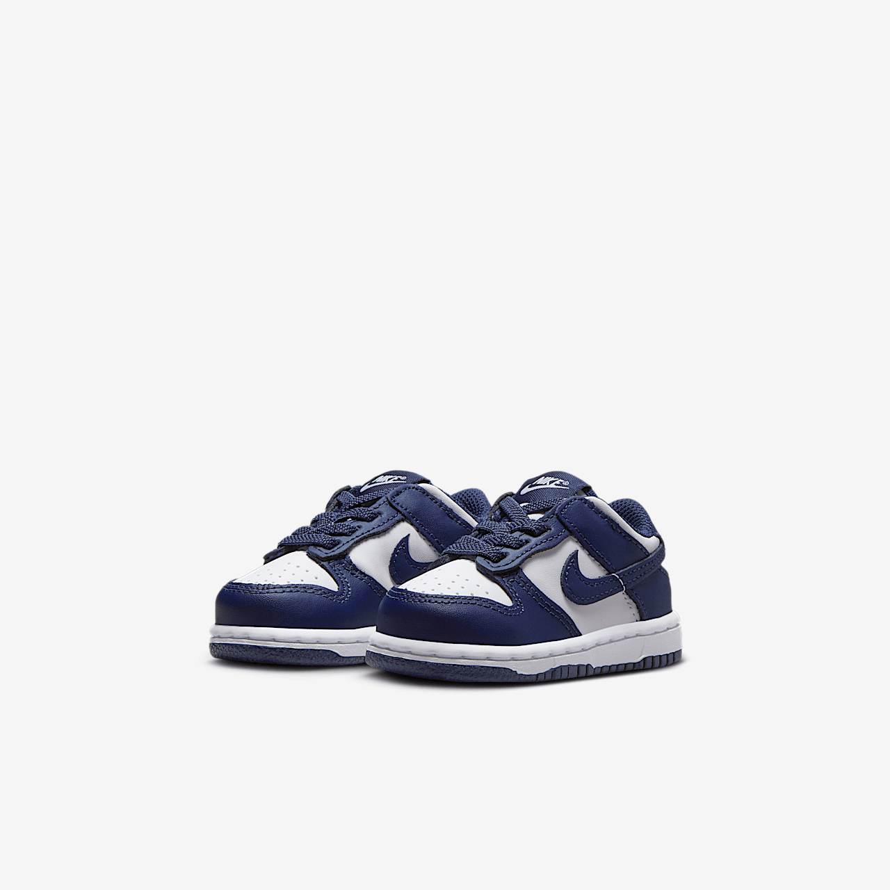 Nike Dunk Low sneaker Wit/Wit/Midnight Navy