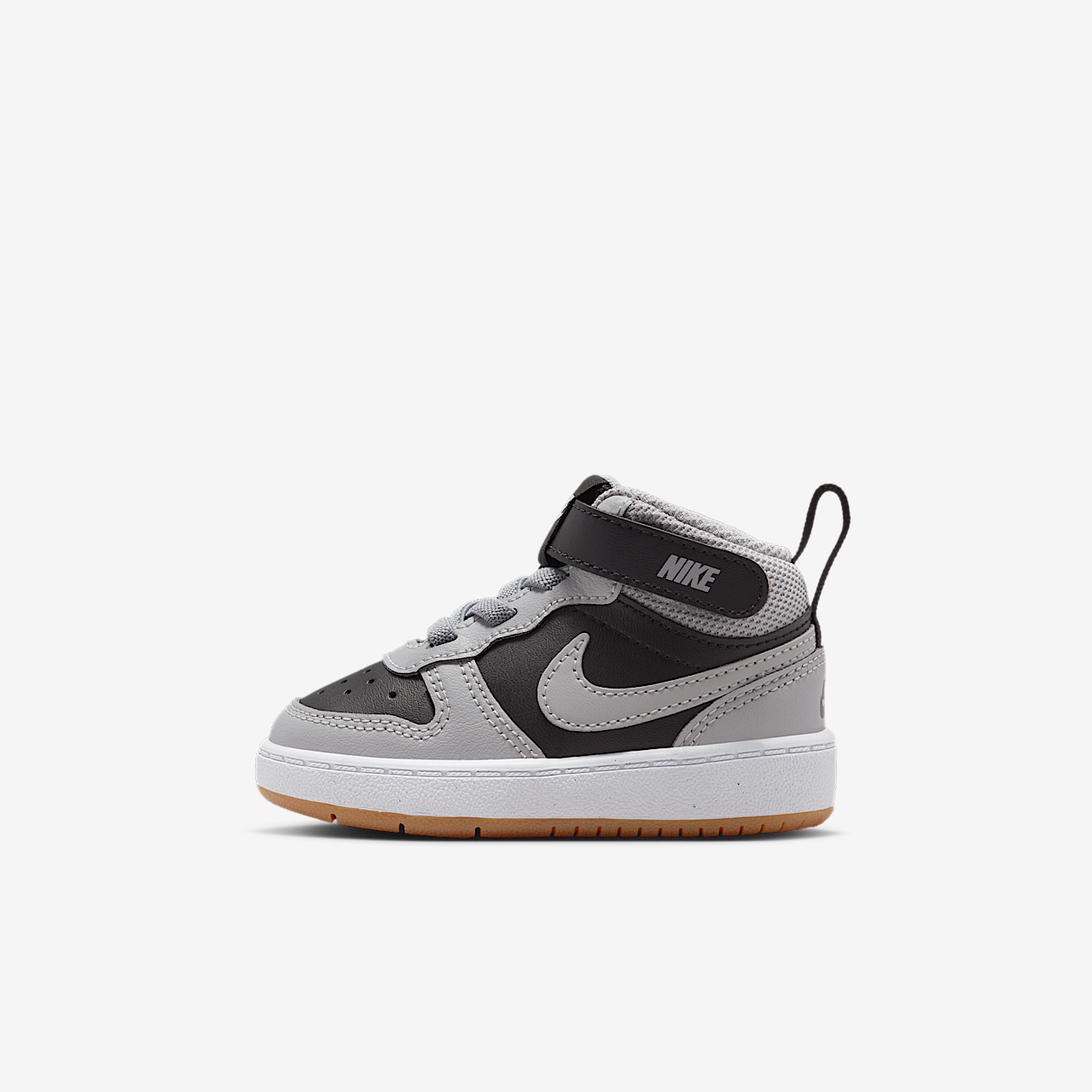 Nike  sneaker Zwart/Wit/Gum Medium Brown/Light Smoke Grey