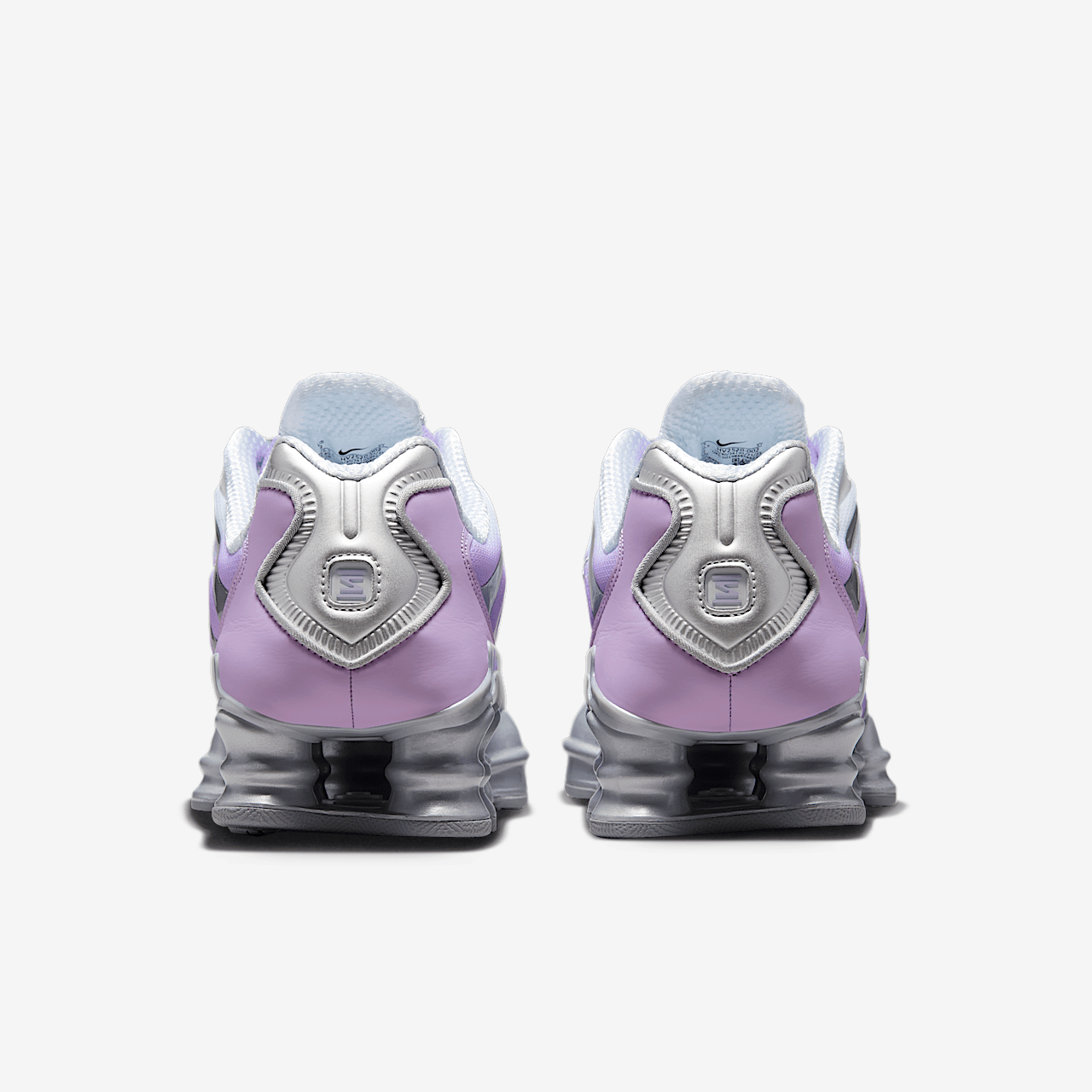 Nike Nike Shox sneaker Metallic Platinum/Flat Silver/Hydrangeas/Wit