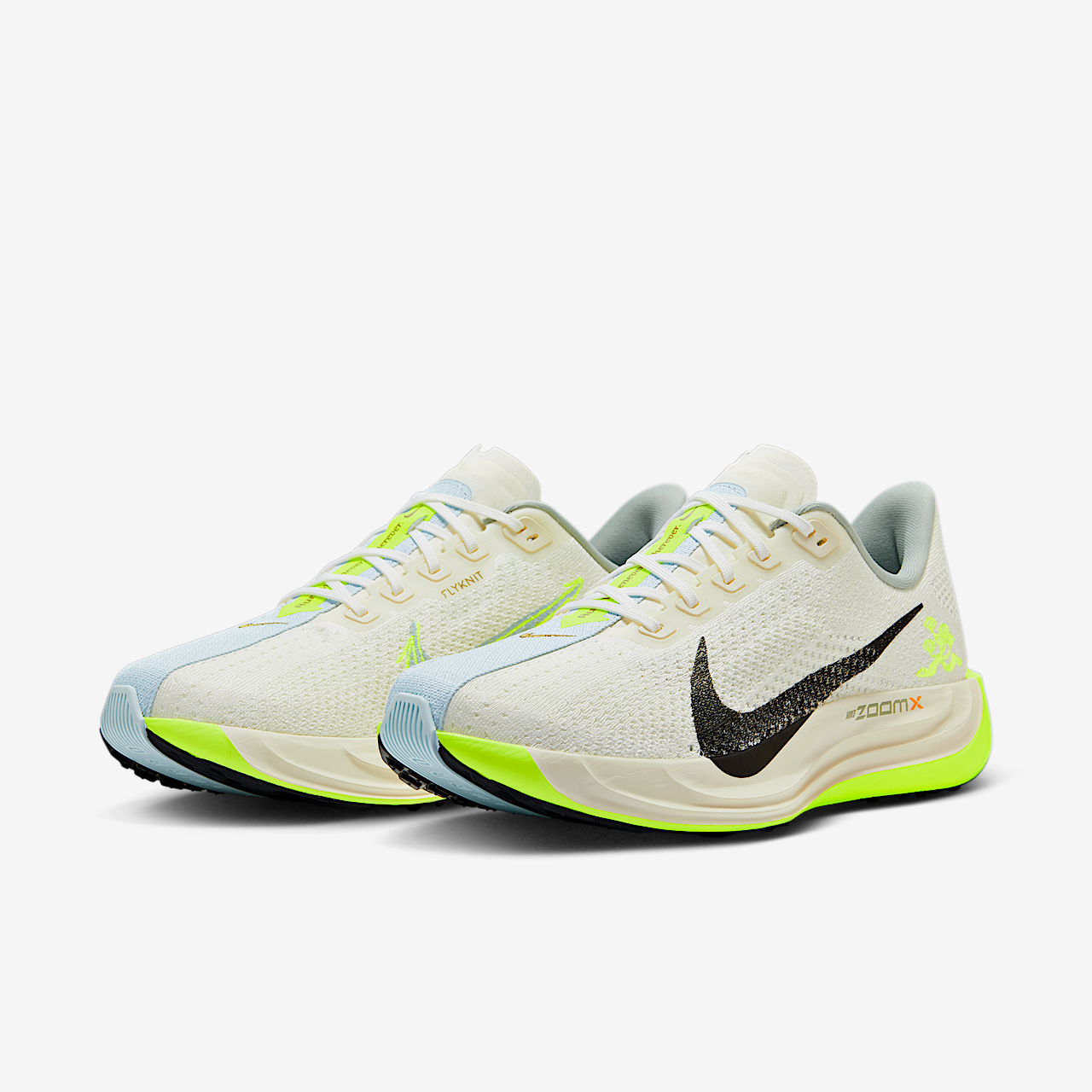 Nike Pegasus sneaker Sail/Pale Ivory/Volt/Zwart