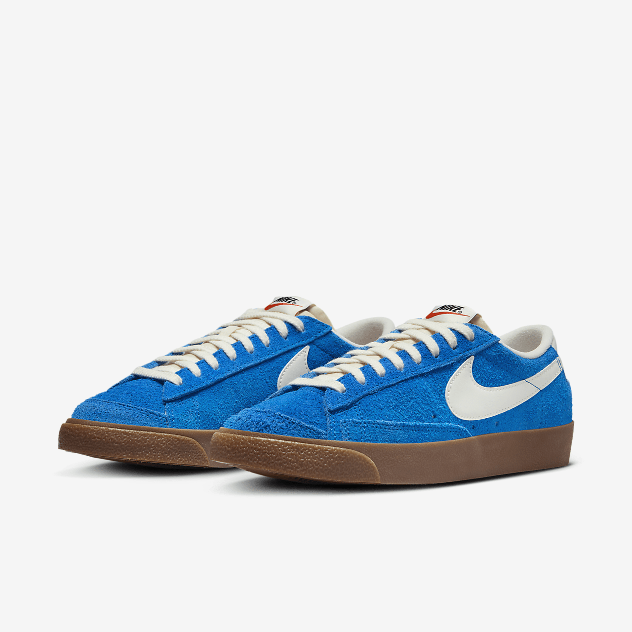 Nike Blazer sneaker Photo Blue/Gum Medium Brown/Zwart/Sail