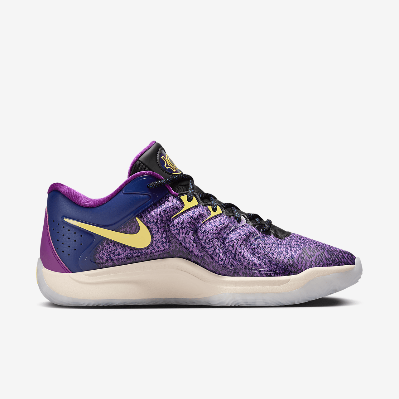 Nike  sneaker Deep Royal Blue/Zwart/Laser Fuchsia/Opti Yellow