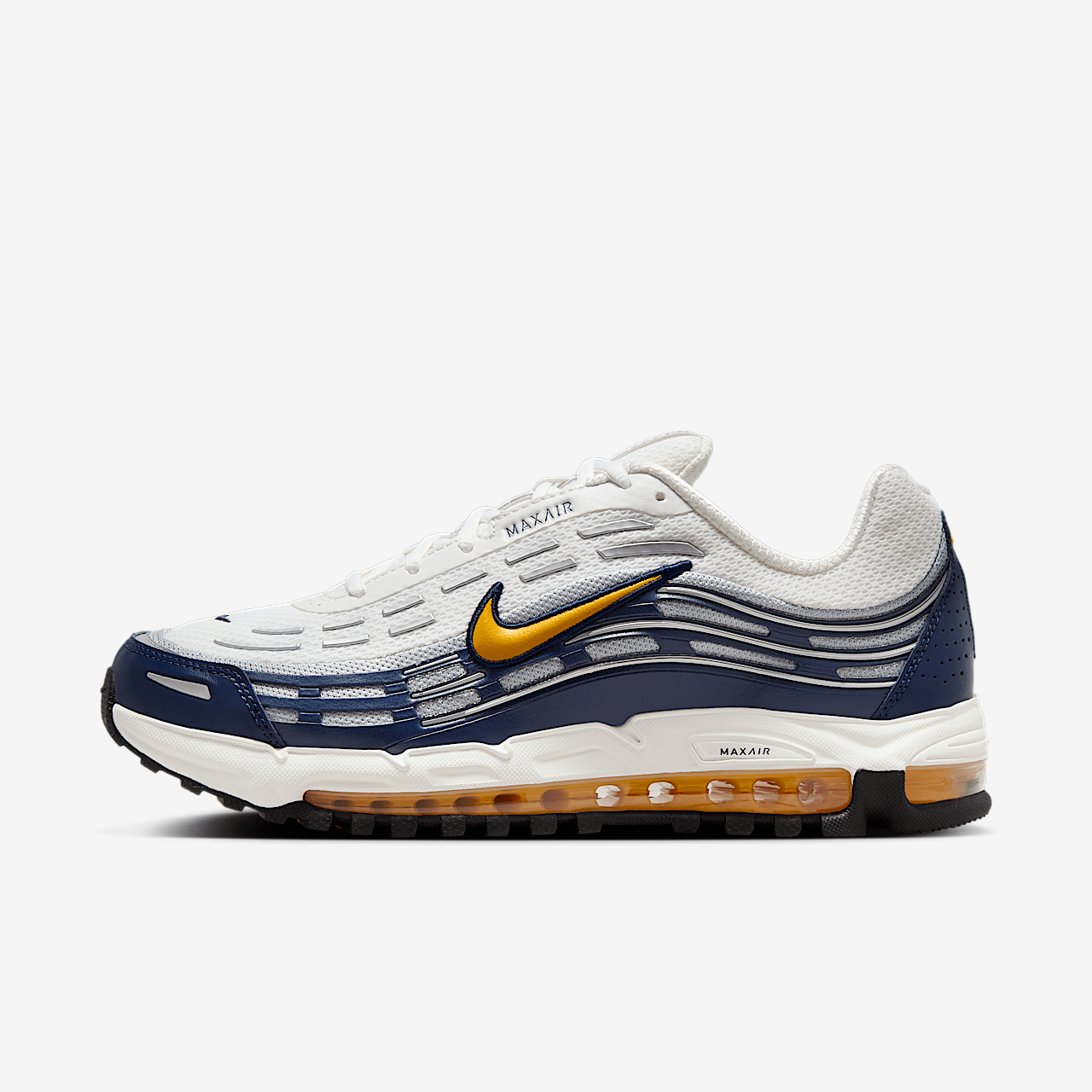 Nike Air Max sneaker Wit/Midnight Navy/Wolf Grey/Varsity Maize