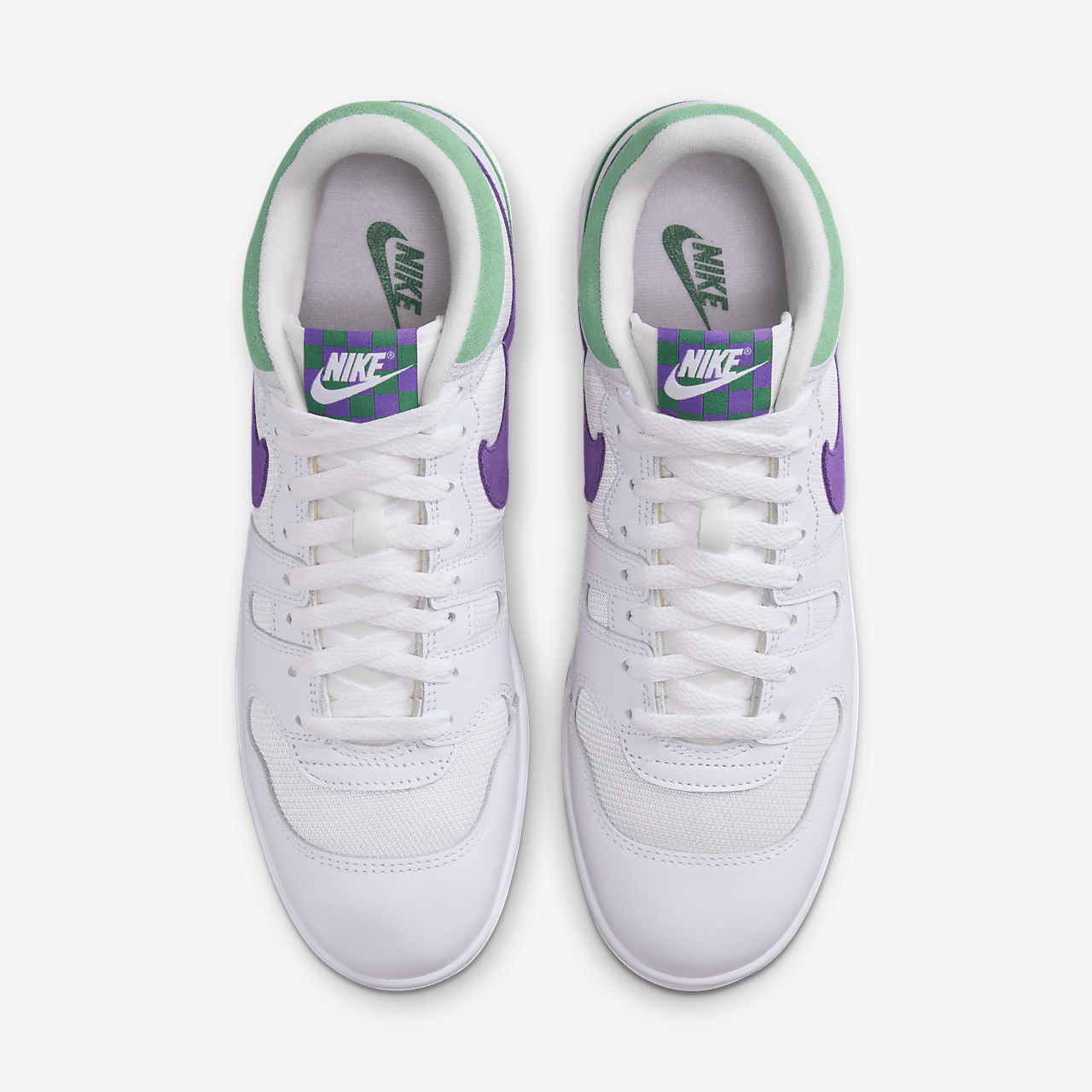 Nike  sneaker Wit/Court Green/Hyper Grape