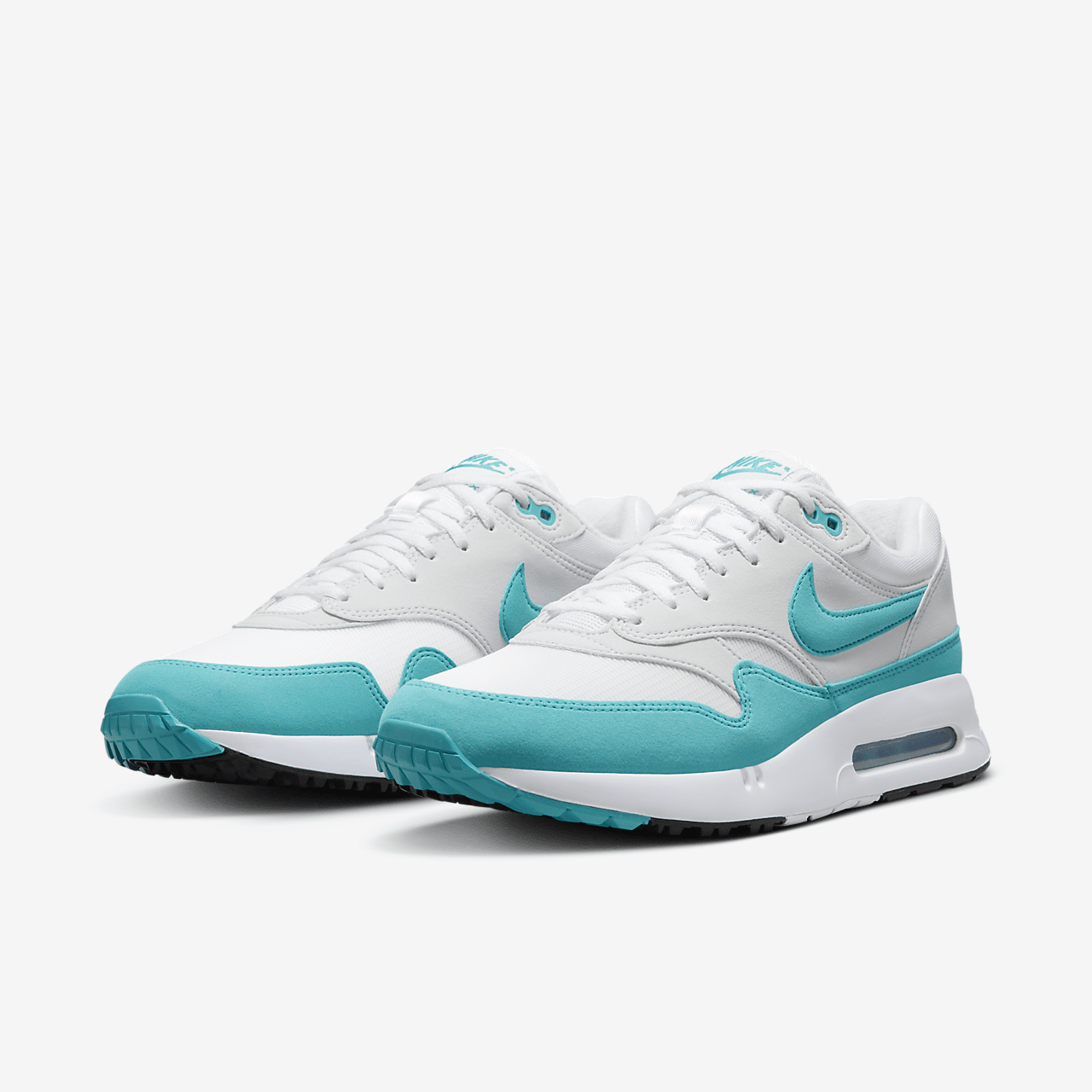 Nike Air Max 1 sneaker Wit/Pure Platinum/Zwart/Dusty Cactus