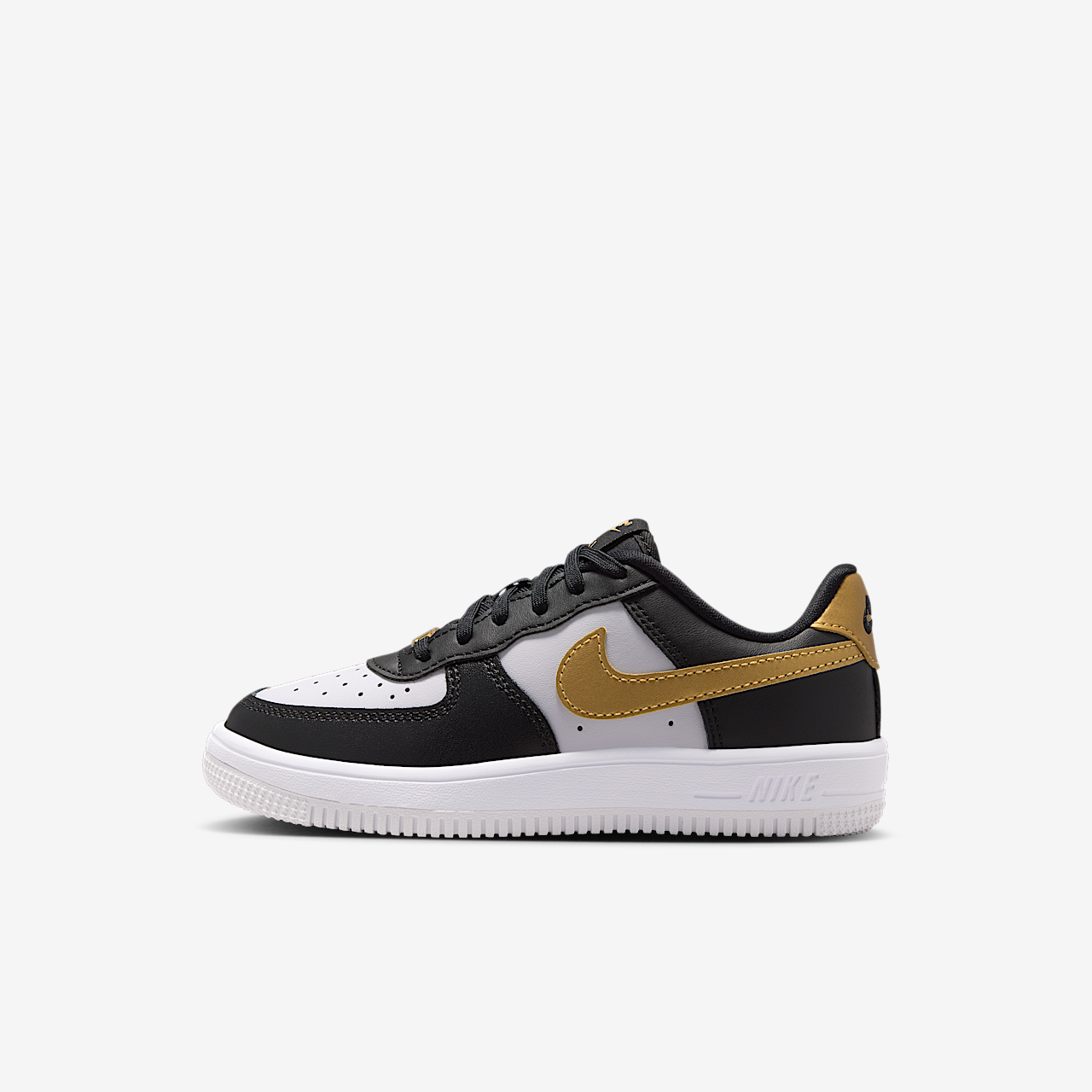Nike  sneaker Zwart/Zwart/Wit/Metallic Gold
