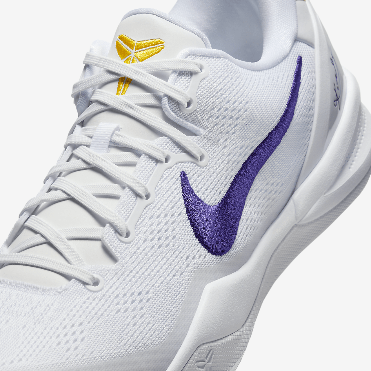 Nike Kobe sneaker Wit/University Gold/Court Purple