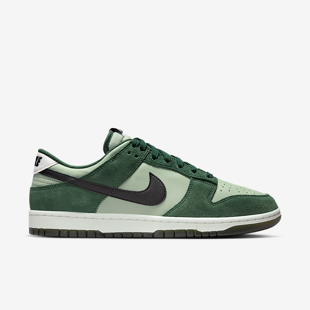 Nike Dunk Low sneaker Jade Horizon/Fir/Summit White/Zwart