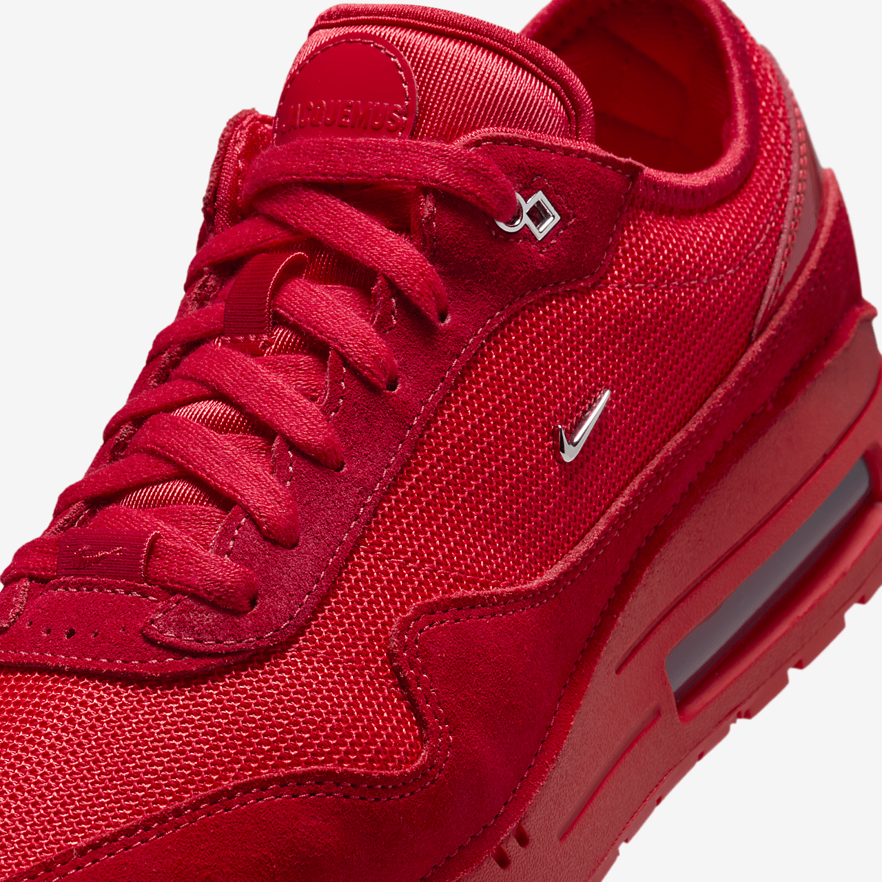 Nike Air Max 1 sneaker Mystic Red/Metallic Silver
