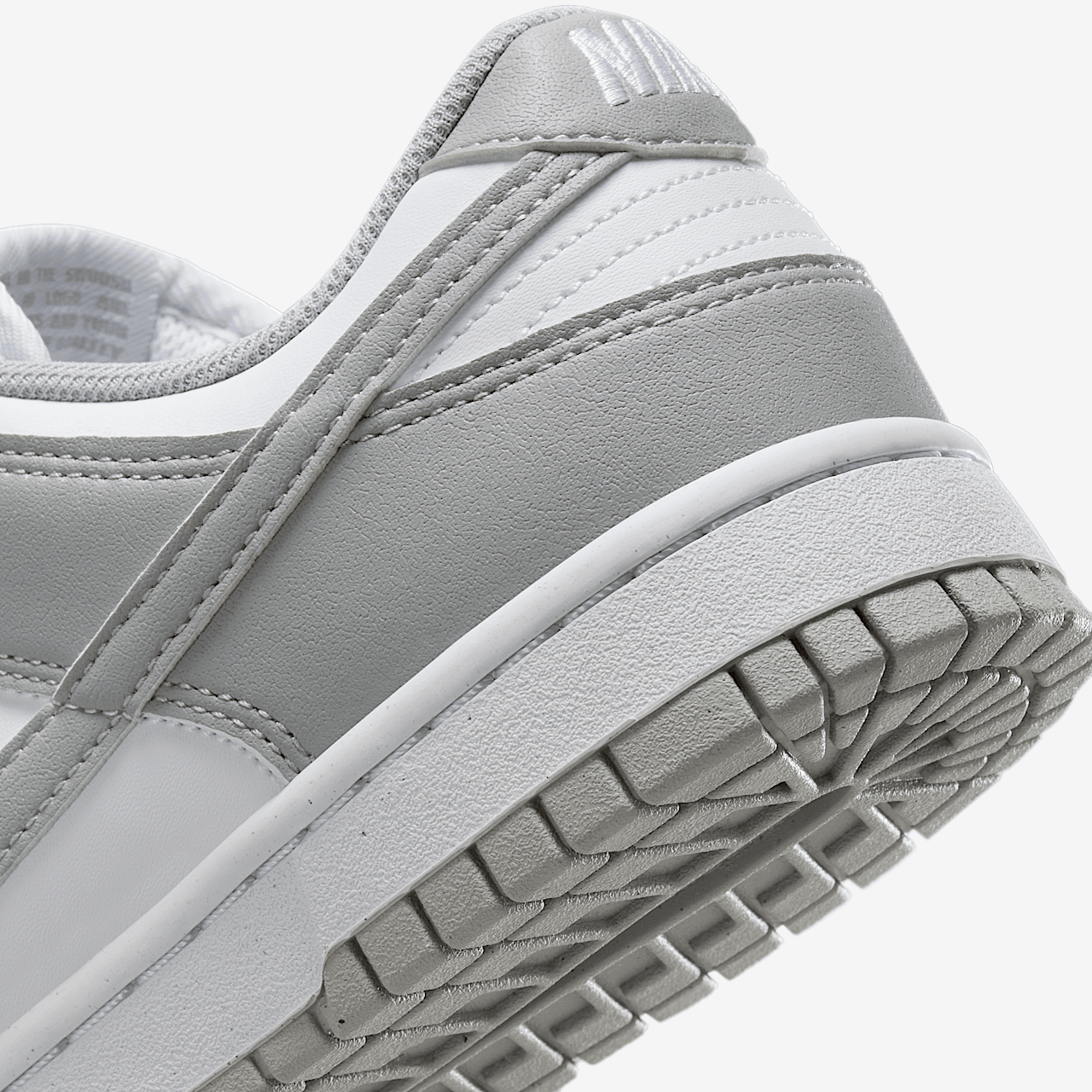 Nike Dunk Low sneaker Wit/Light Smoke Grey