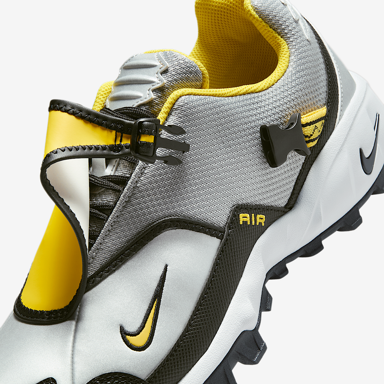 Nike ACG sneaker Zwart/Metallic Silver/Pure Platinum/Yellow Zest