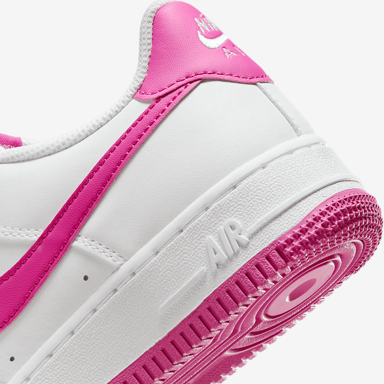 Nike Air Force 1 sneaker Wit/Laser Fuchsia