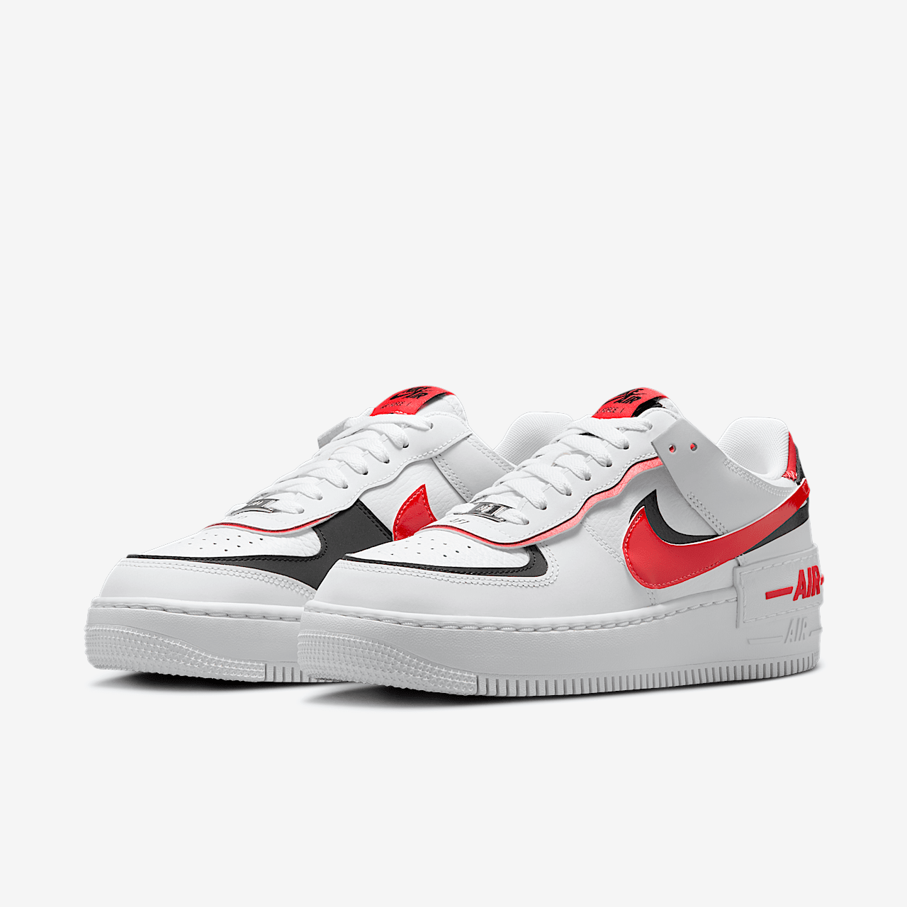 Nike Air Force 1 sneaker Wit/Zwart/Wit/Light Crimson