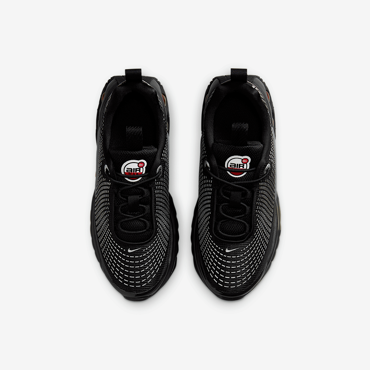 Nike Air Max DN sneaker Zwart/Zwart/Metallic Silver/University Red