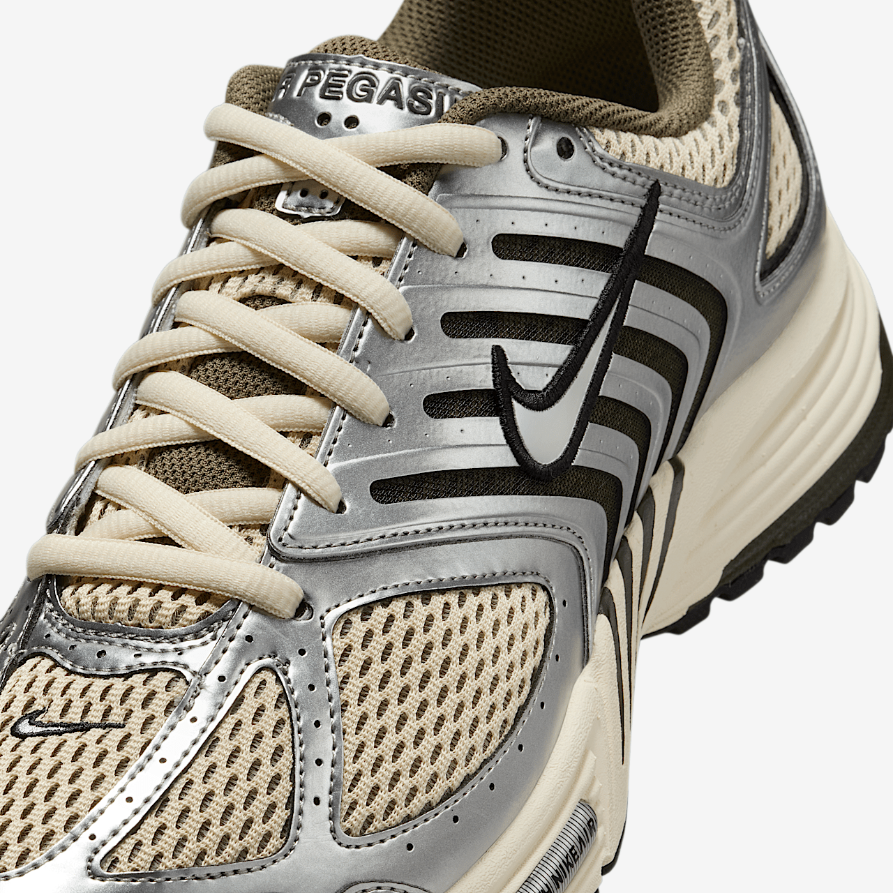 Nike 574 sneaker Light Khaki/Medium Olive/Photon Dust/Metallic Silver