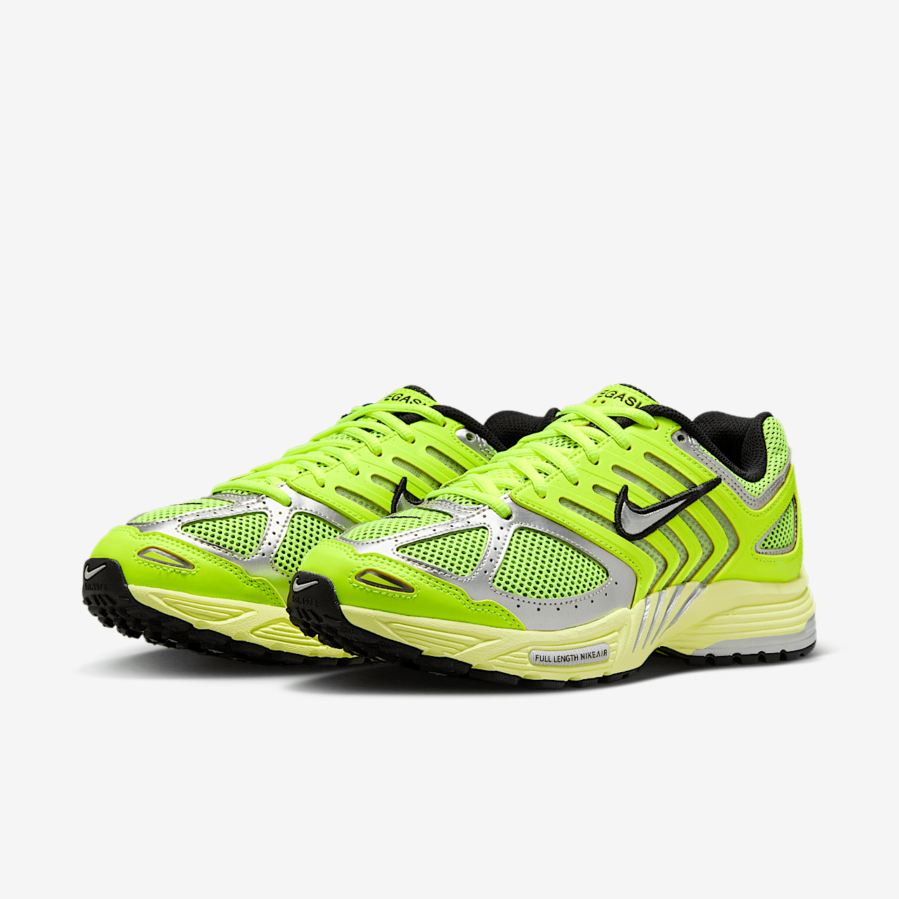 Nike Pegasus sneaker Volt/Zwart/Pure Platinum/Metallic Silver
