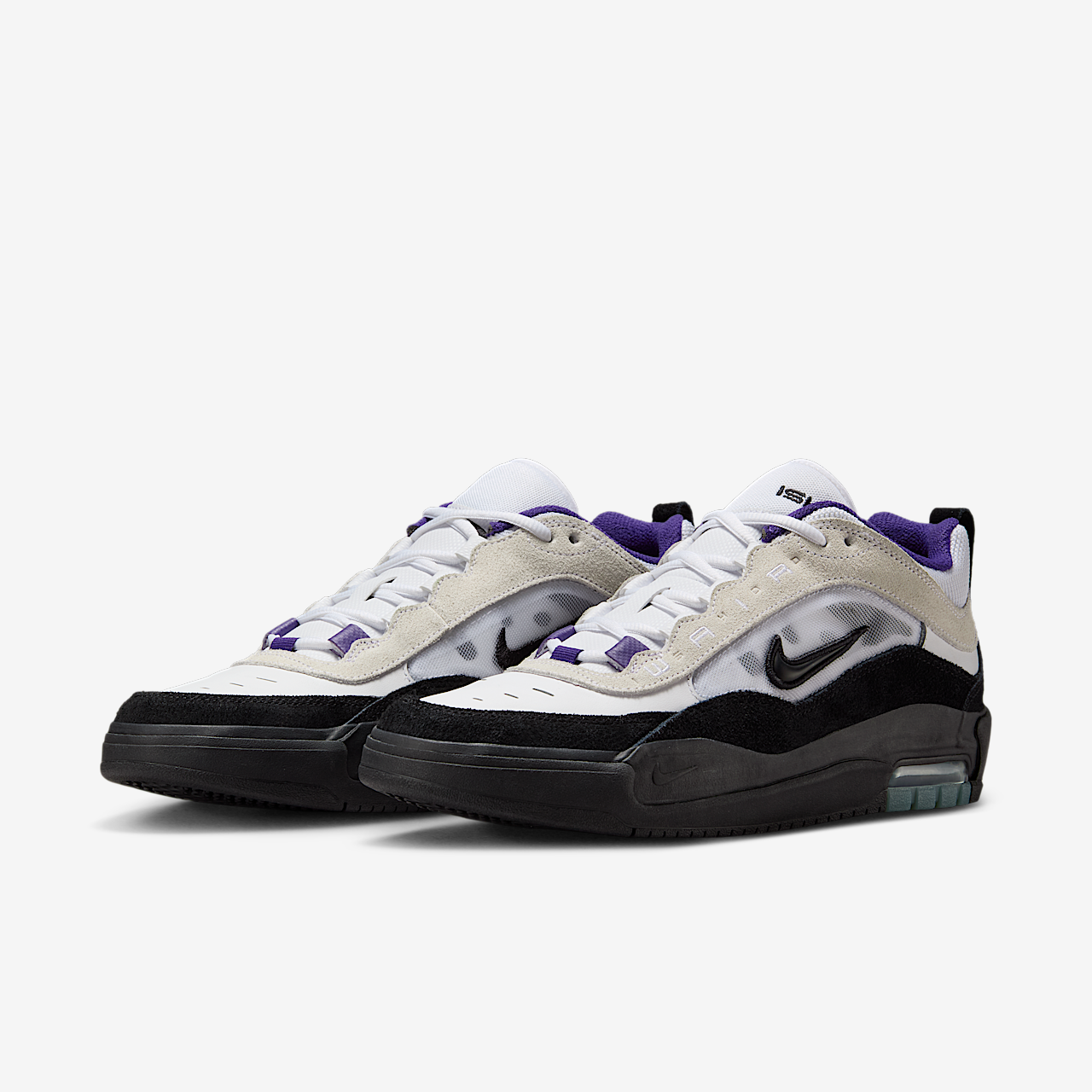 Nike Air Max sneaker Wit/Court Purple/Zwart/Zwart
