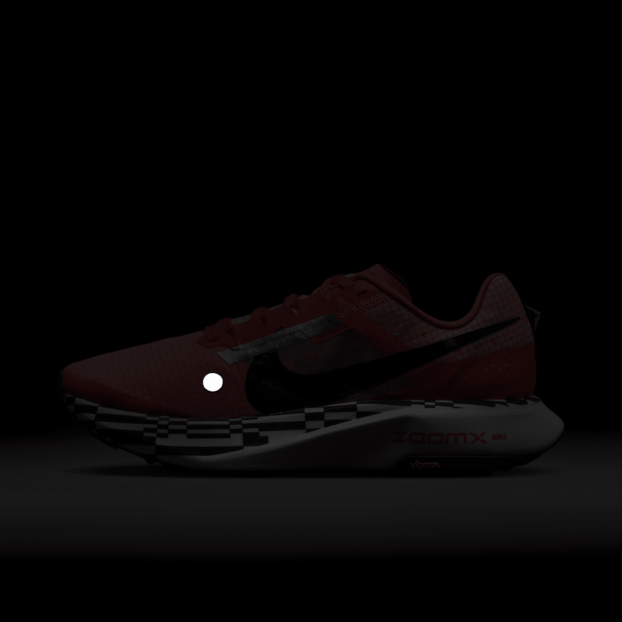 Nike  sneaker Bright Crimson/Wit/Zwart