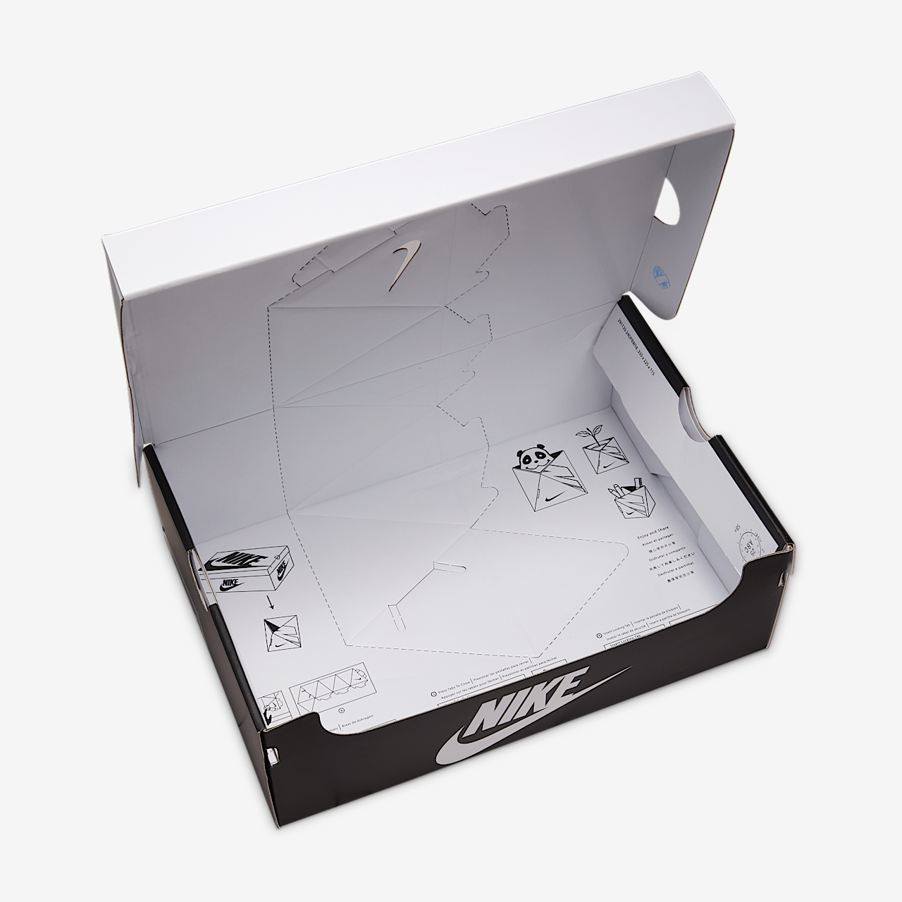 Nike Dunk Low sneaker Wit/Zwart/Zwart