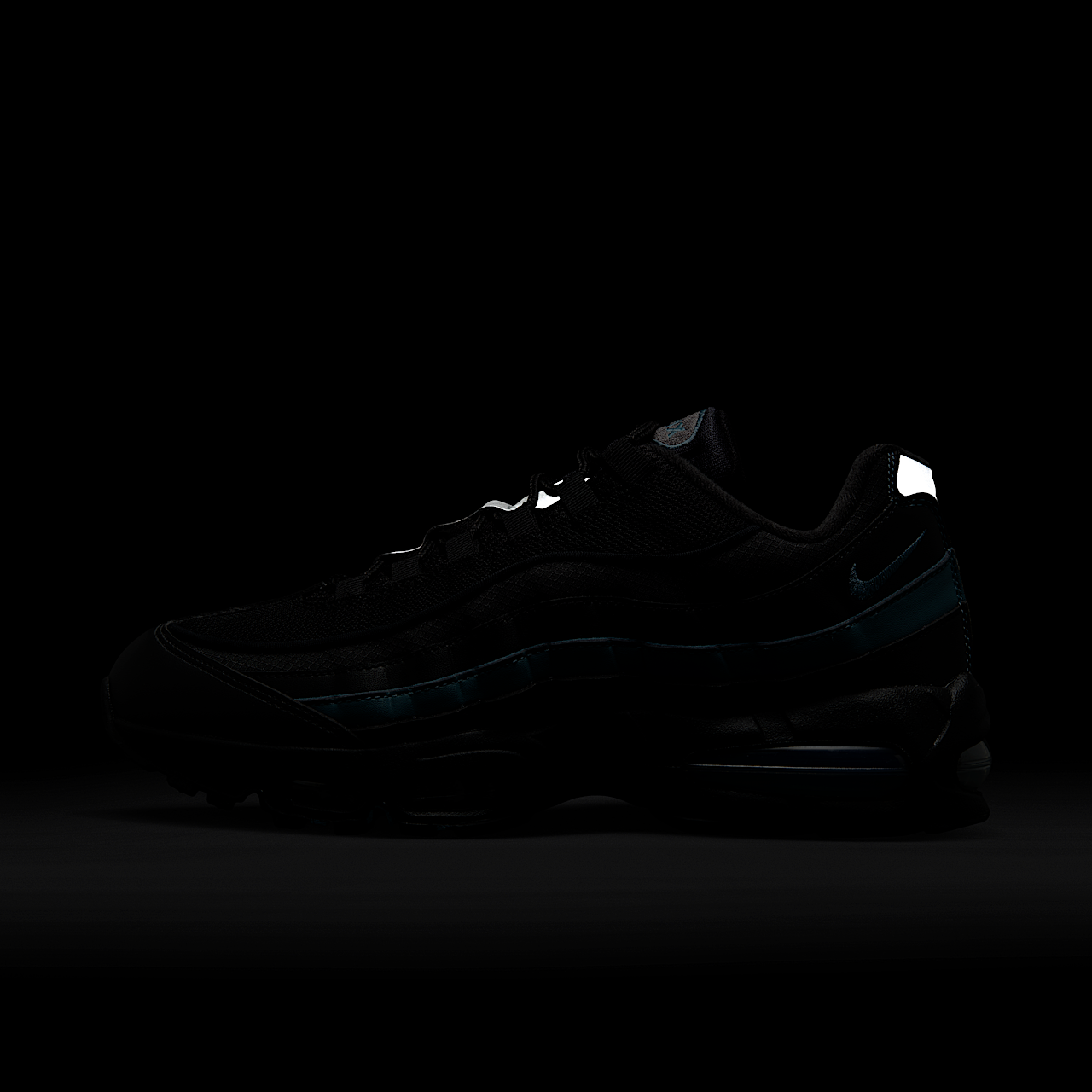 Nike Air Max sneaker Smokey Blue/Zwart/Metallic Silver/Zwart