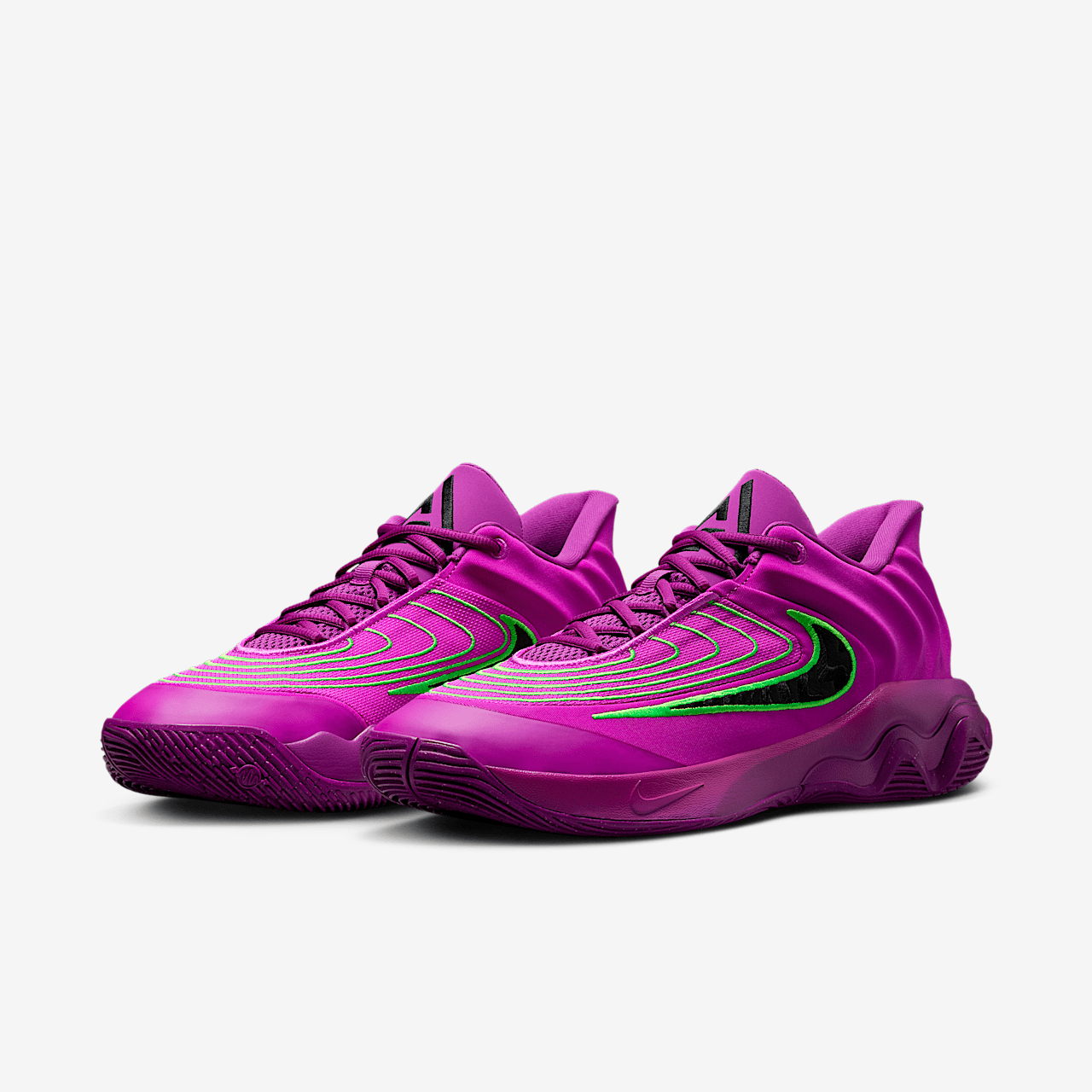 Nike  sneaker Hyper Violet/Green Strike/Bold Berry/Zwart
