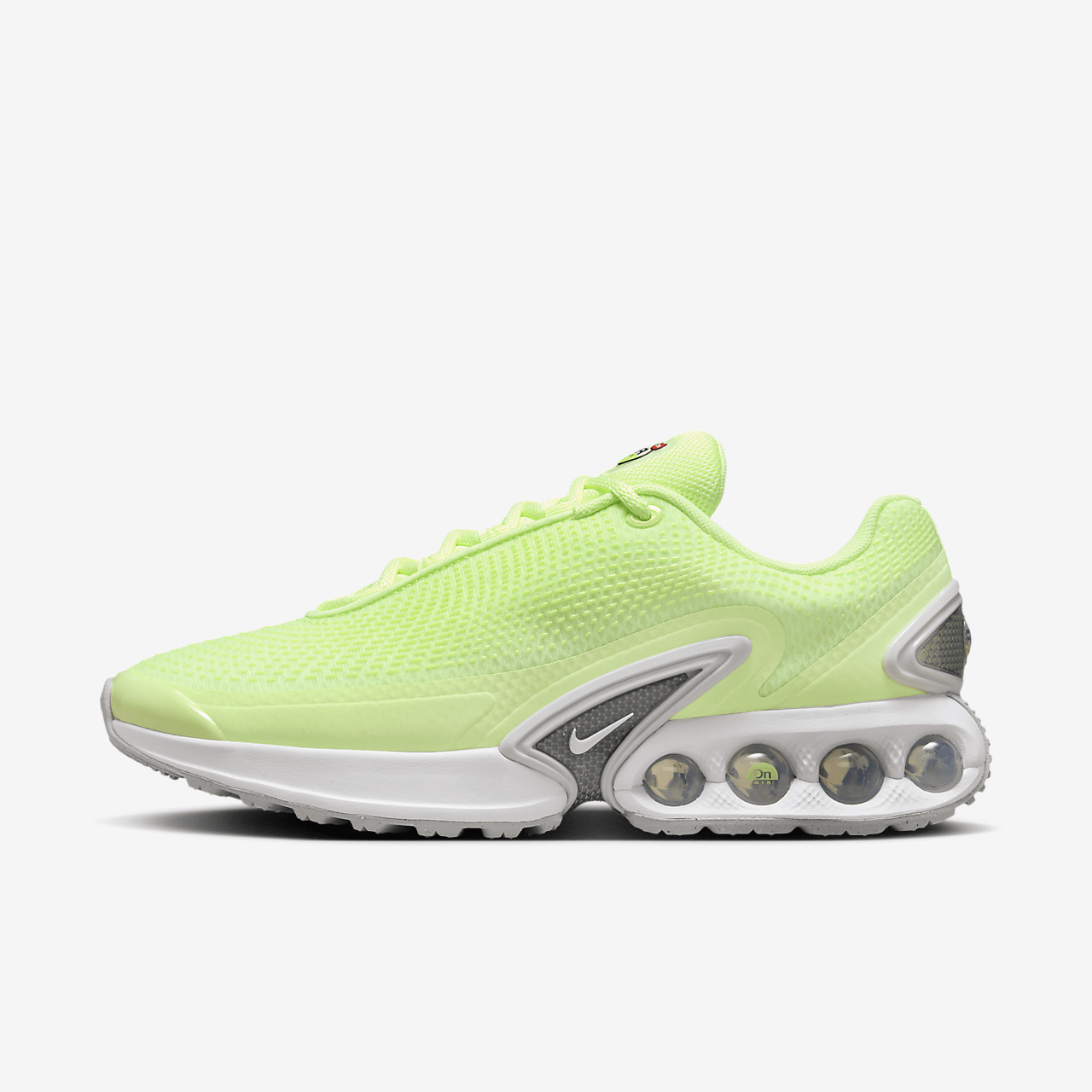 Nike Air Max DN sneaker Barely Volt/Metallic Silver/Wit/Wit