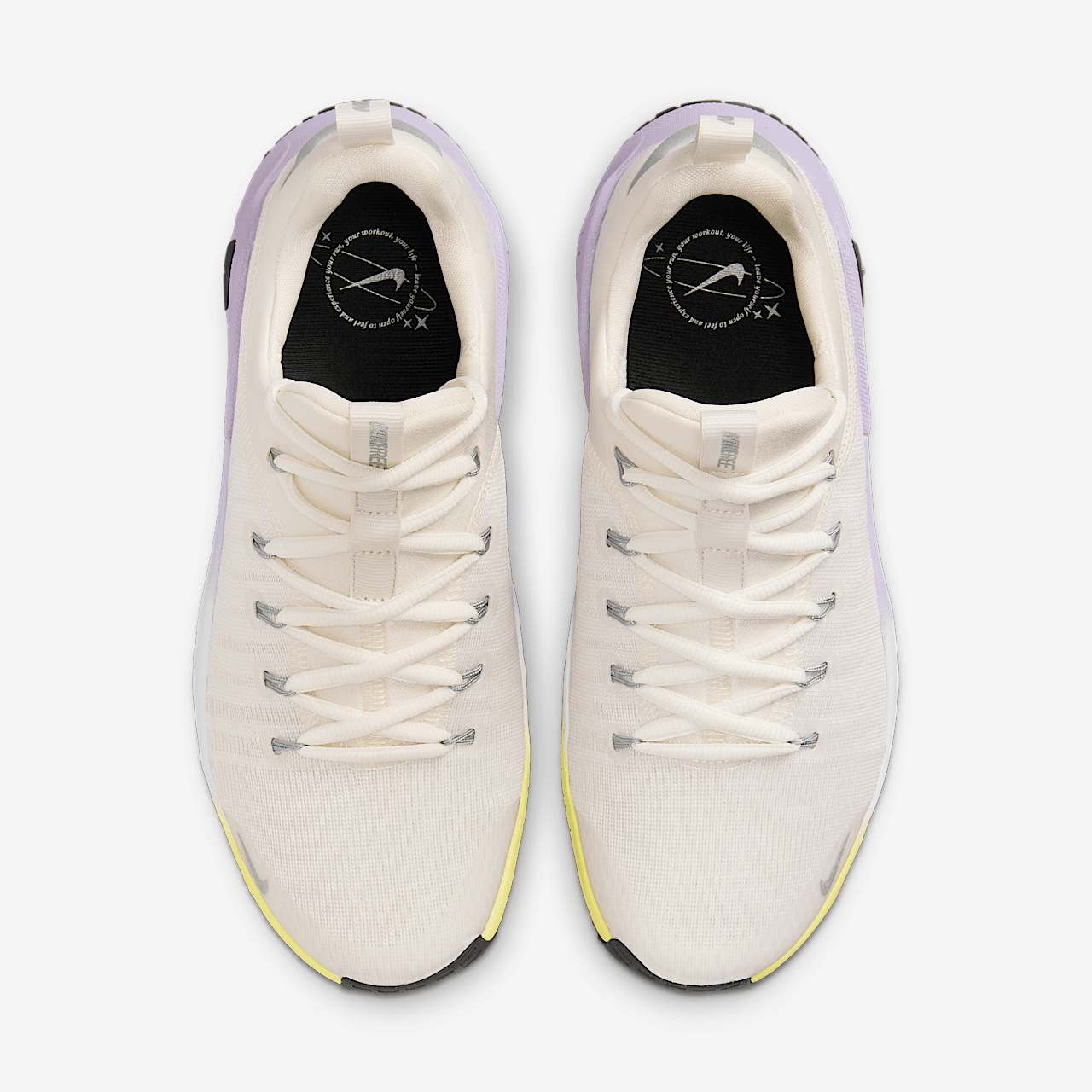 Nike Free sneaker Phantom/Zwart/Hydrangeas/Metallic Silver