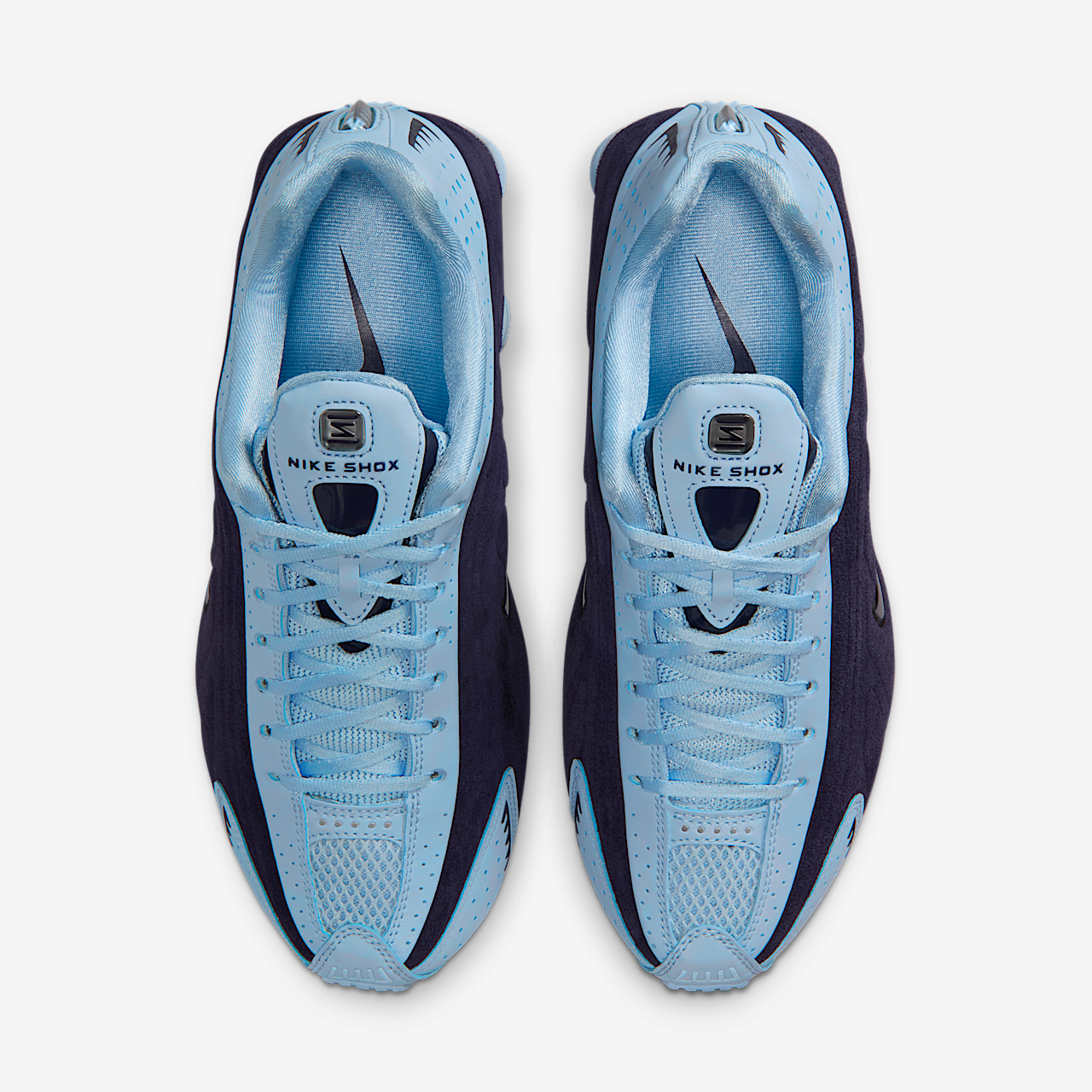 Nike Nike Shox sneaker Imperial Purple/Zwart/Metallic Silver/Celestine Blue