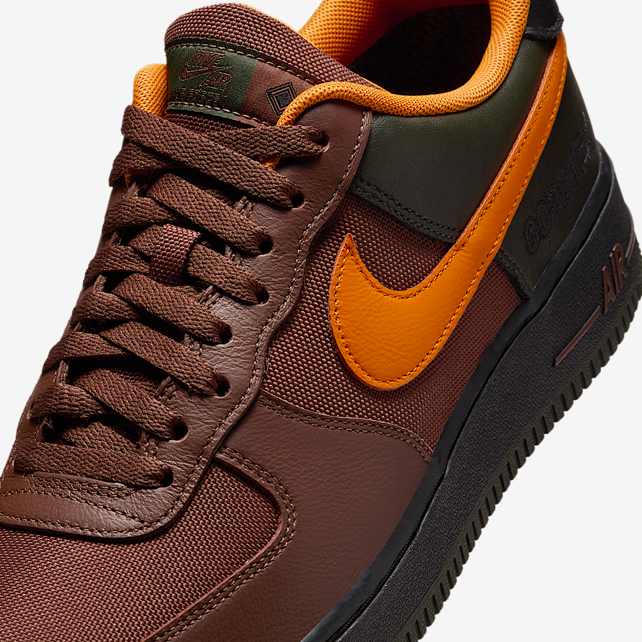 Nike Air Force 1 sneaker Fauna Brown/Sequoia/Zwart/Bright Ceramic