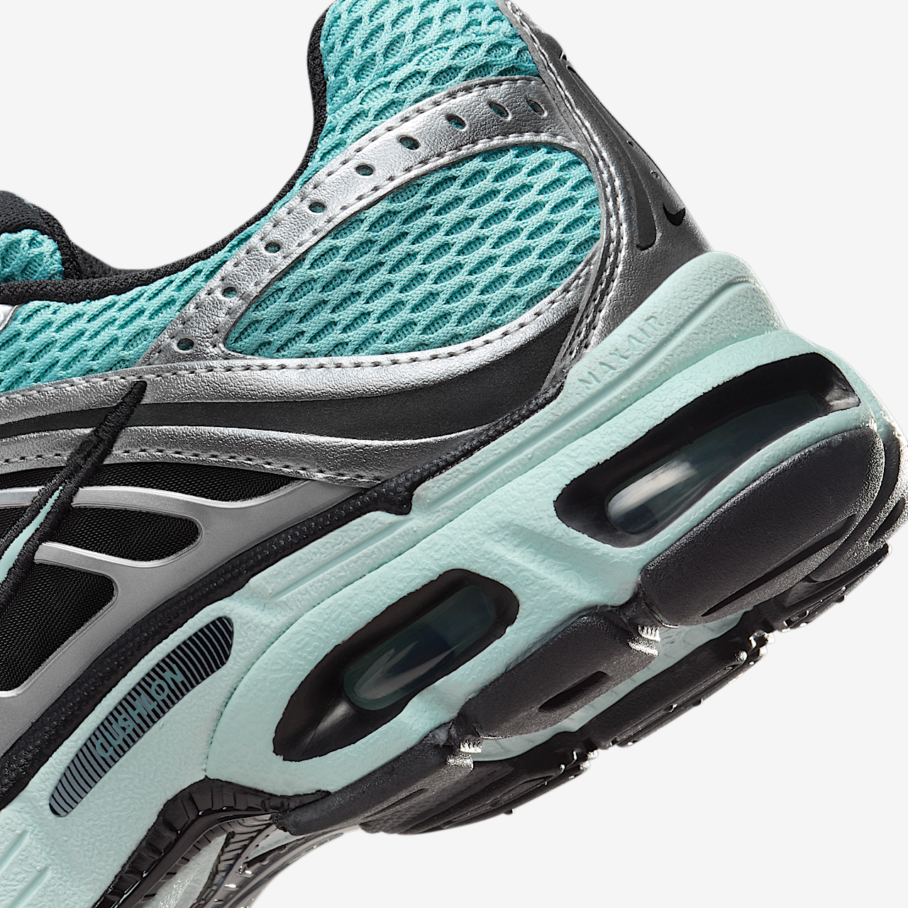 Nike Air Max sneaker Cannon/Zwart/Metallic Silver/Green Haze